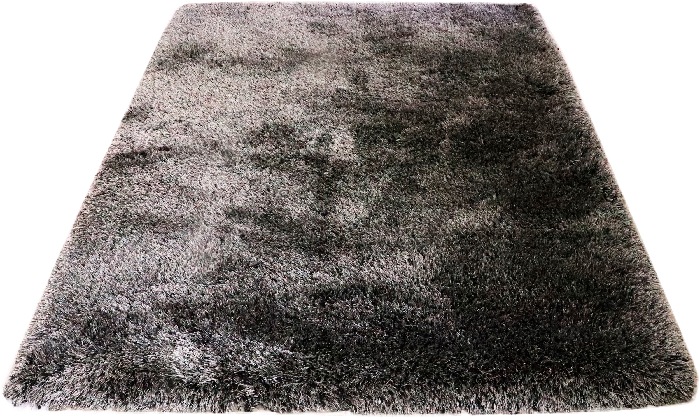 Leonique Hochflor-Teppich »Lasse«, rechteckig, 76 mm Höhe, Mikrofaser, Shaggy-Look, meliertes Garn