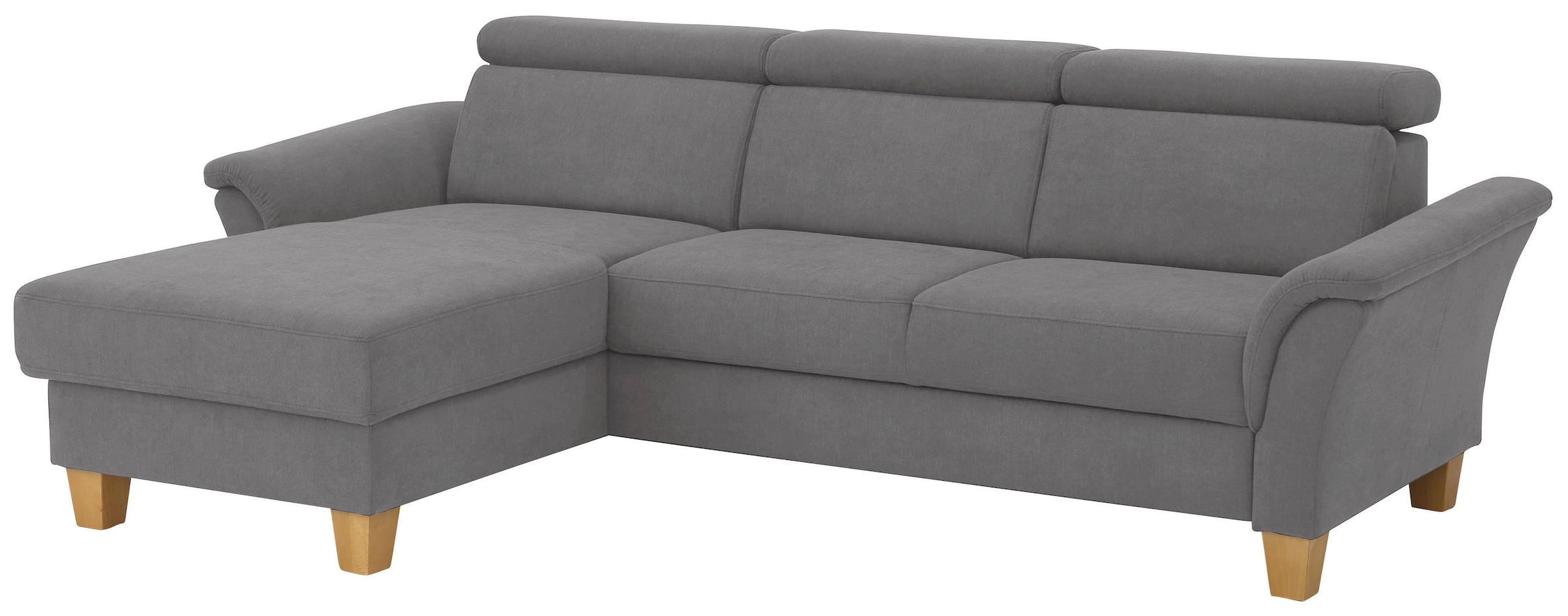 Home affaire Ecksofa »Conville L-Form« Federkern, wahlweise mit Bettfunktion und Bettkasten bzw. Stauraum