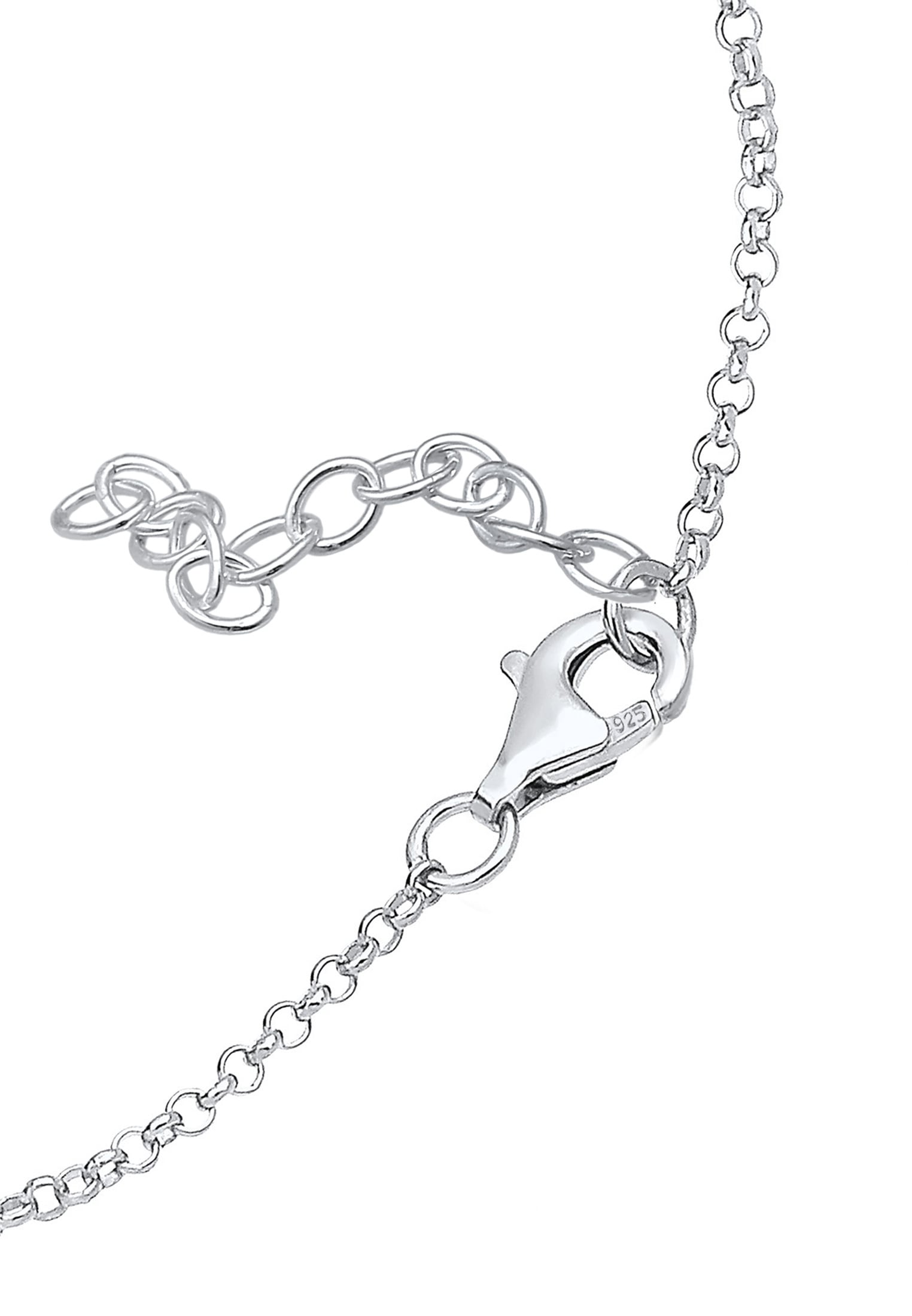 3. Bild von Elli DIAMONDS Armband »Herz Love Diamant (0.015 ct) 925 Silber«