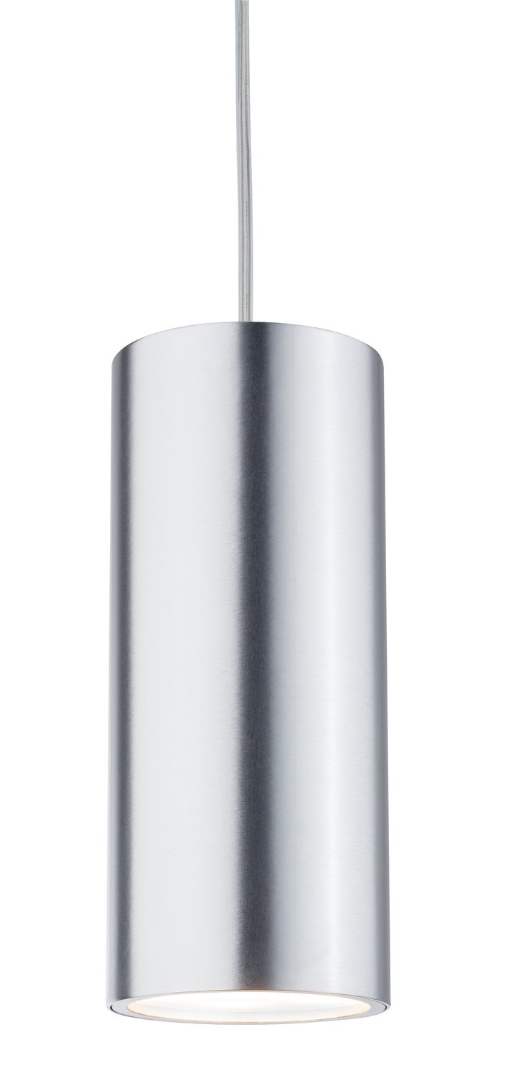 Paulmann Schienensystem-Leuchten »URail Pendel Barrel 370lm 6W 2700K 230V Chrom matt, Alu eloxiert 230V«, (1 tlg.)