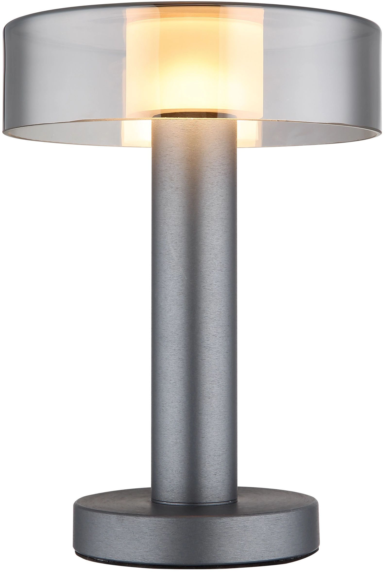 GLOBO LIGHTING LED Tischleuchte »GRANT« LED-Modul 1 Stk. Warmweiß Tischlamp günstig online kaufen