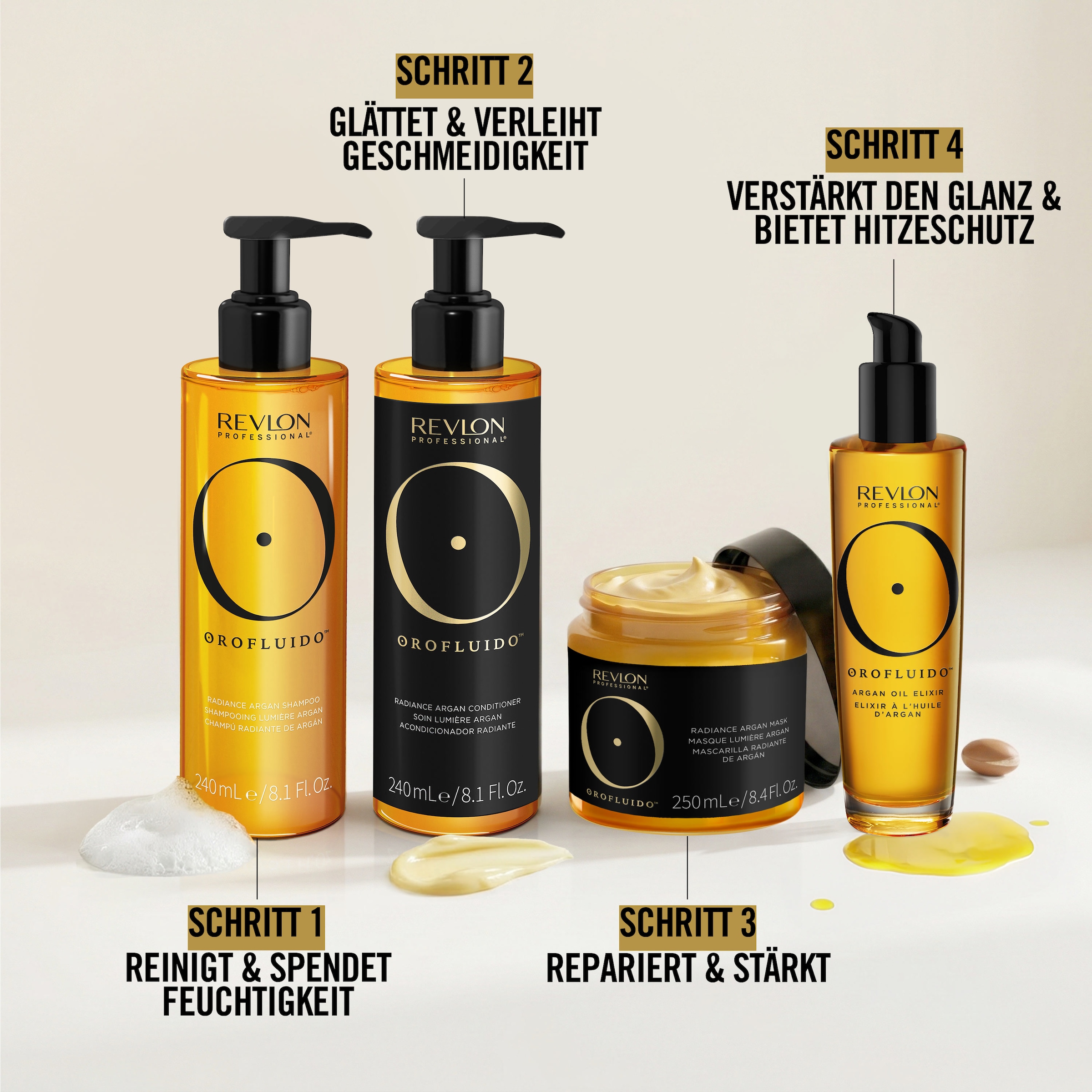 REVLON PROFESSIONAL Haarspülung »OROFLUIDO RADIANCE ARGAN CONDITIONER« Vegan