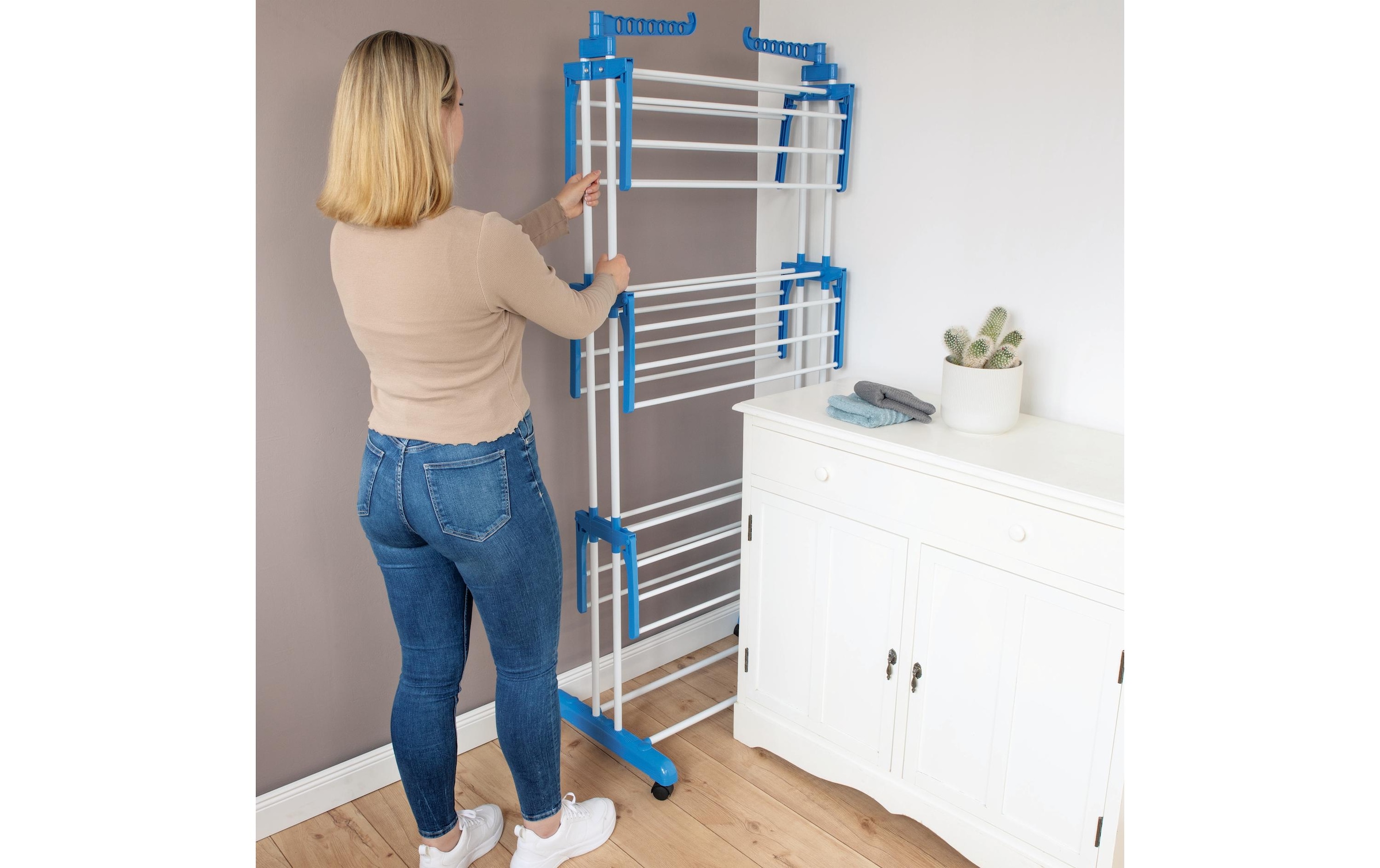 EASYmaxx Turmwäscheständer