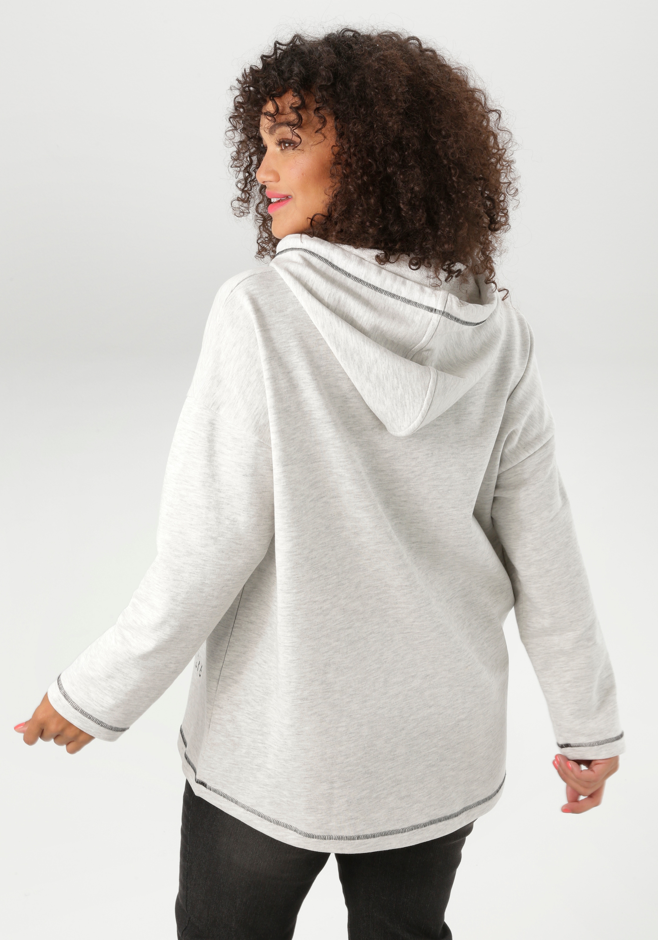 Aniston PLUS Sweatshirt mit großem Tigerprint - NEUE KOLLEKTION