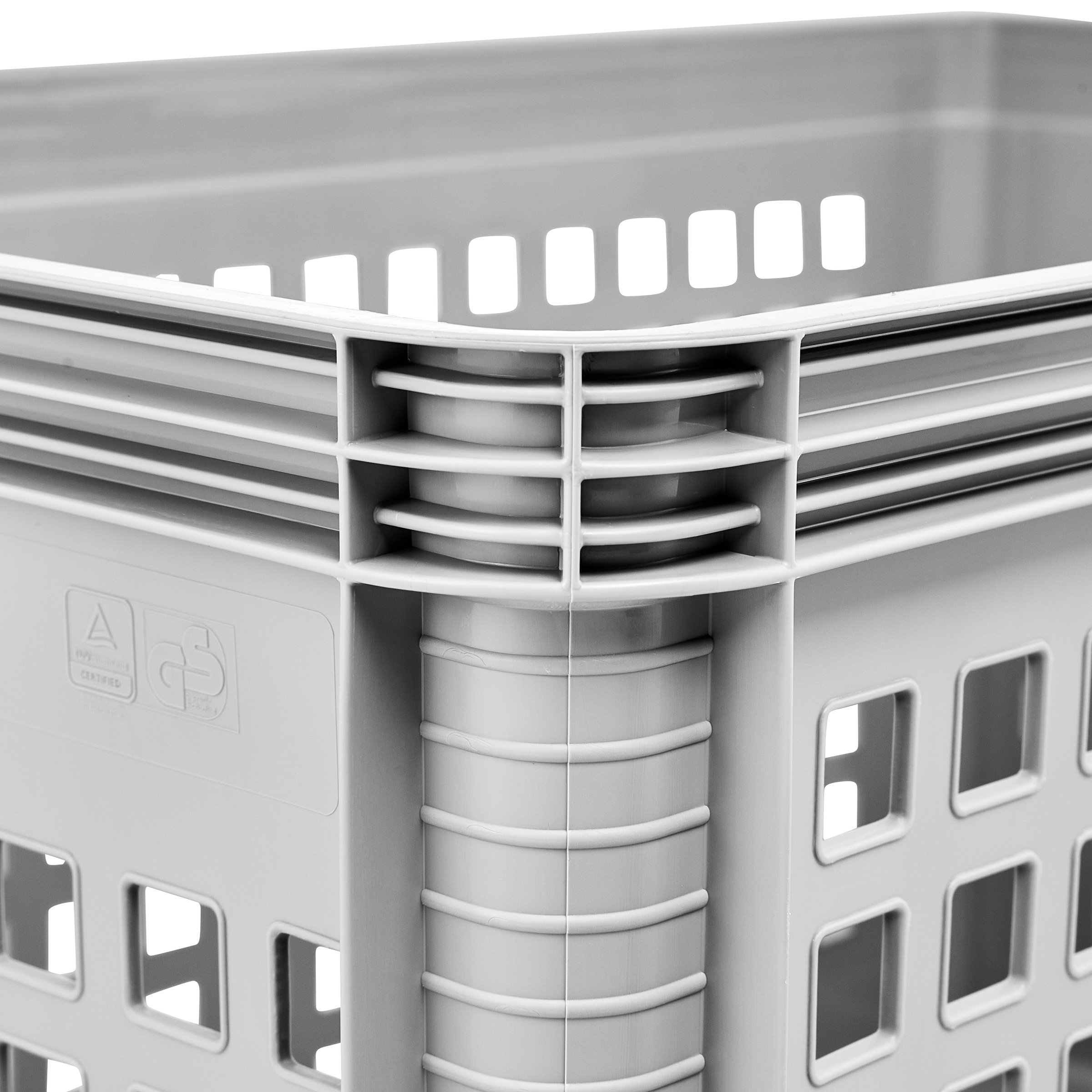 keeeper Transportbehälter »Transportkorb robert, 3er Set, 64 L, 60 x 40 x 32 cm« 40 cm breit 32 cm hoch 60 cm lang Set, 3 Stk. tlg. säure- und laugenbeständig, 60 kg Tragkraft