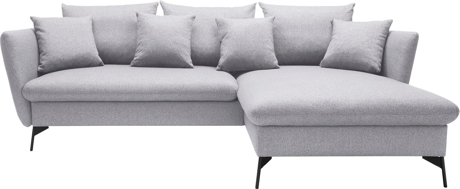 andas Ecksofa »LIVORNO,258 cm, L-Form,« Schlaffunktion u. Bettkasten (139/2 günstig online kaufen