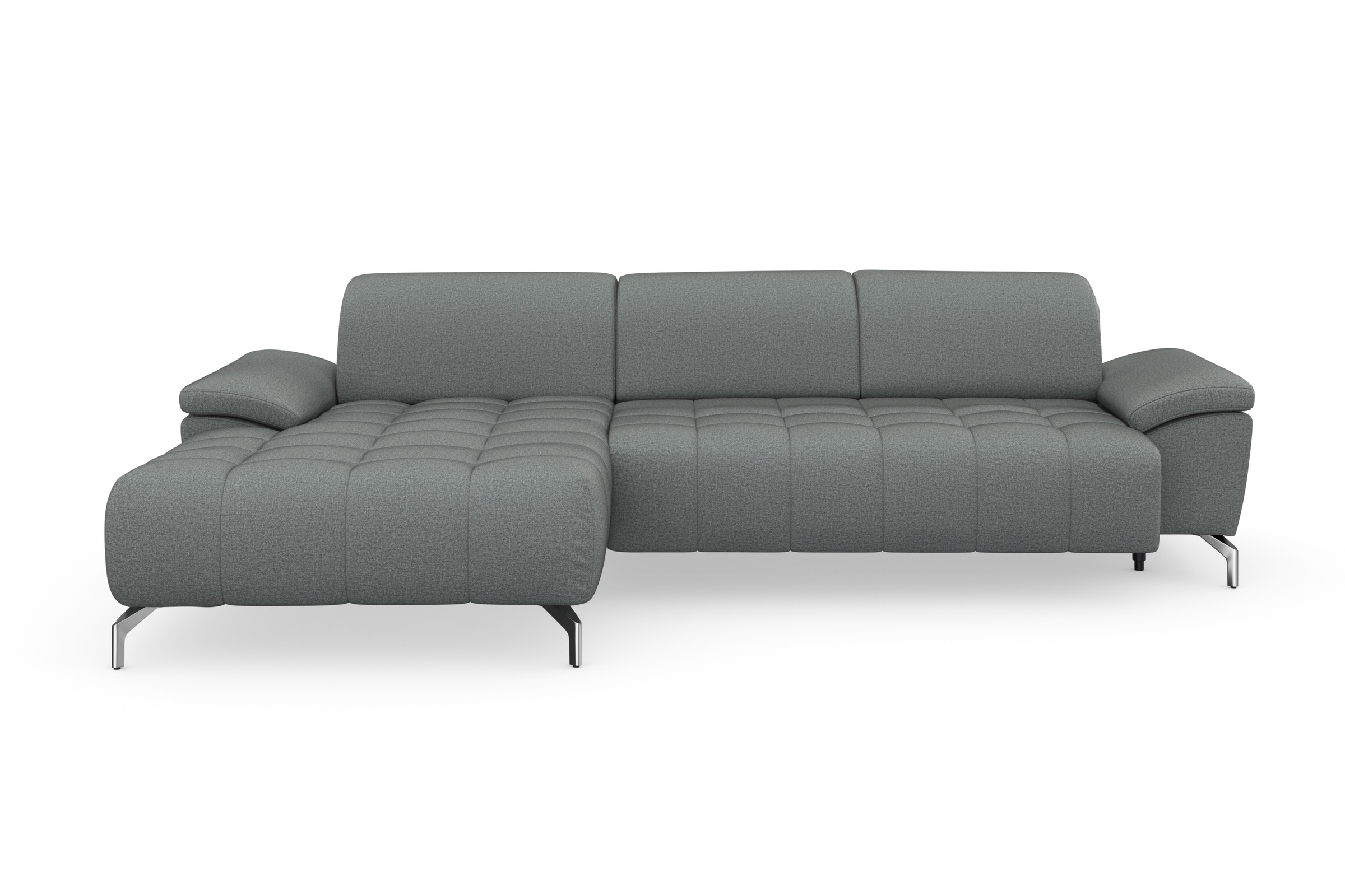 sit&more Ecksofa »Cool L-Form«, wahlweise mit Kopfteilverstellung und Vorziehsitz, motorisch
