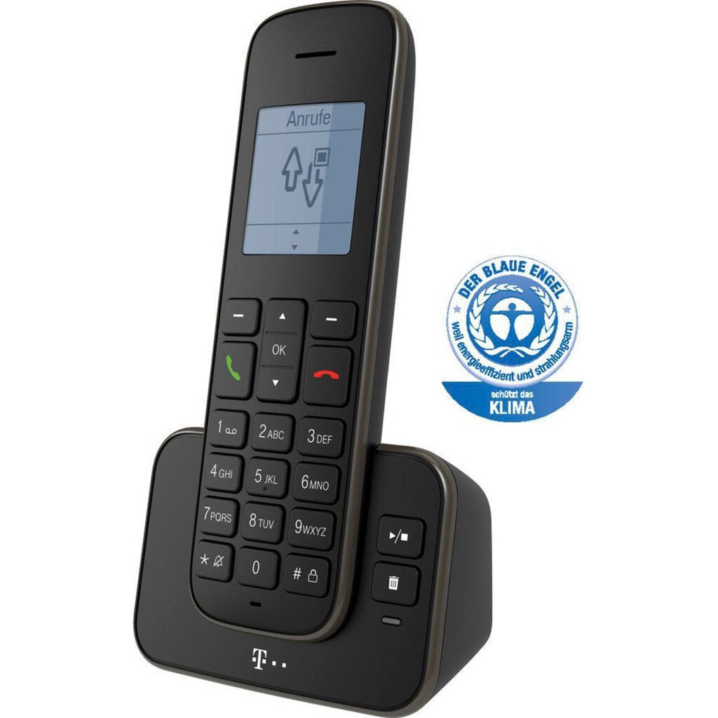 Telekom Schnurloses DECT-Telefon »Sinus A207«, (Mobilteile: 1), Erweiterungsmöglichkeit für bis zu 5 Mobilteile