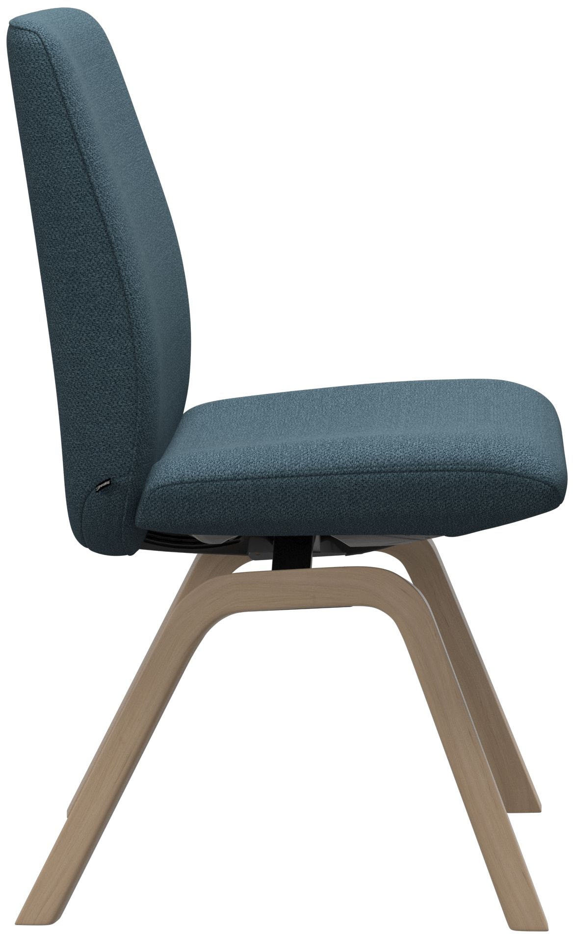 Stressless® Polsterstuhl »Laurel«, ROHLEDER Stoff Q2 FARON, Low Back, Größe L, mit schräggestellten Beinen in Eiche natur
