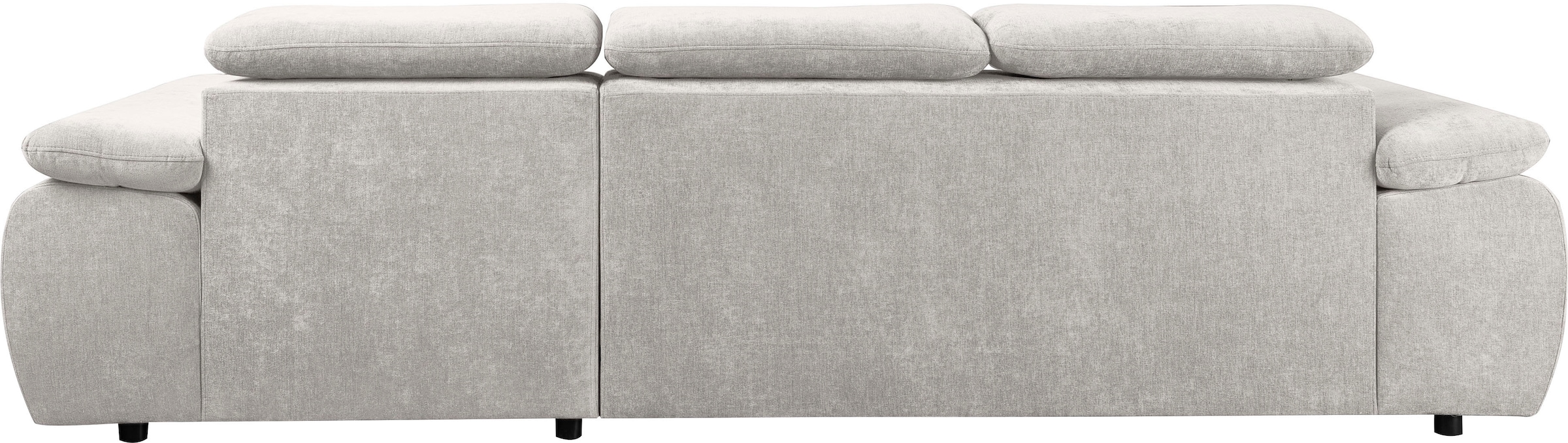 WERK2 Ecksofa »Cosmo 282 x 192 cm modern & bequem, Multifunktionen, Bettfunktion« Chenille, L-Form, XXL, Schlaffunktion, Bettkasten