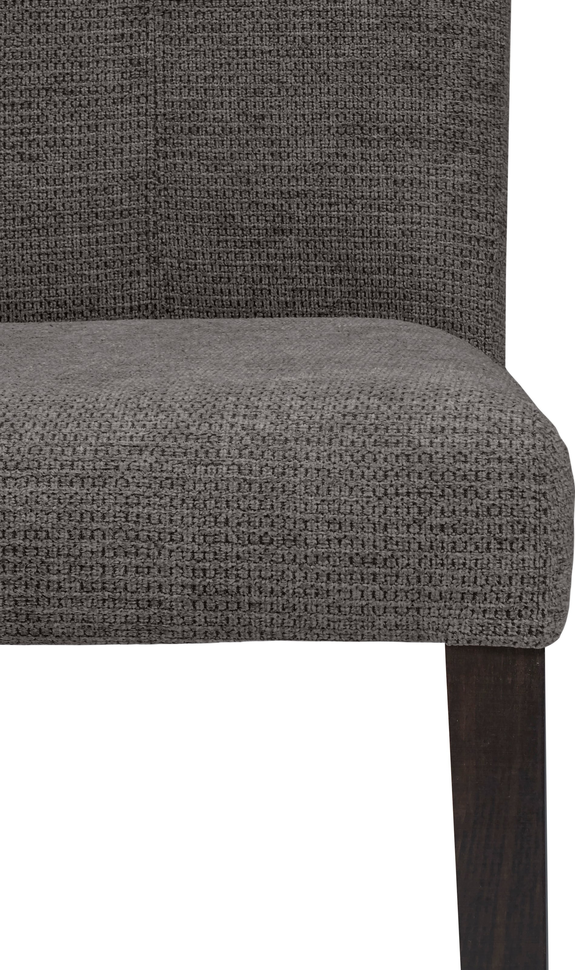 Home affaire 4-Fußstuhl »Aspen«, (Set), 2 St., Softstruktur, Beine aus massiver Buche, wengefarben lackiert
