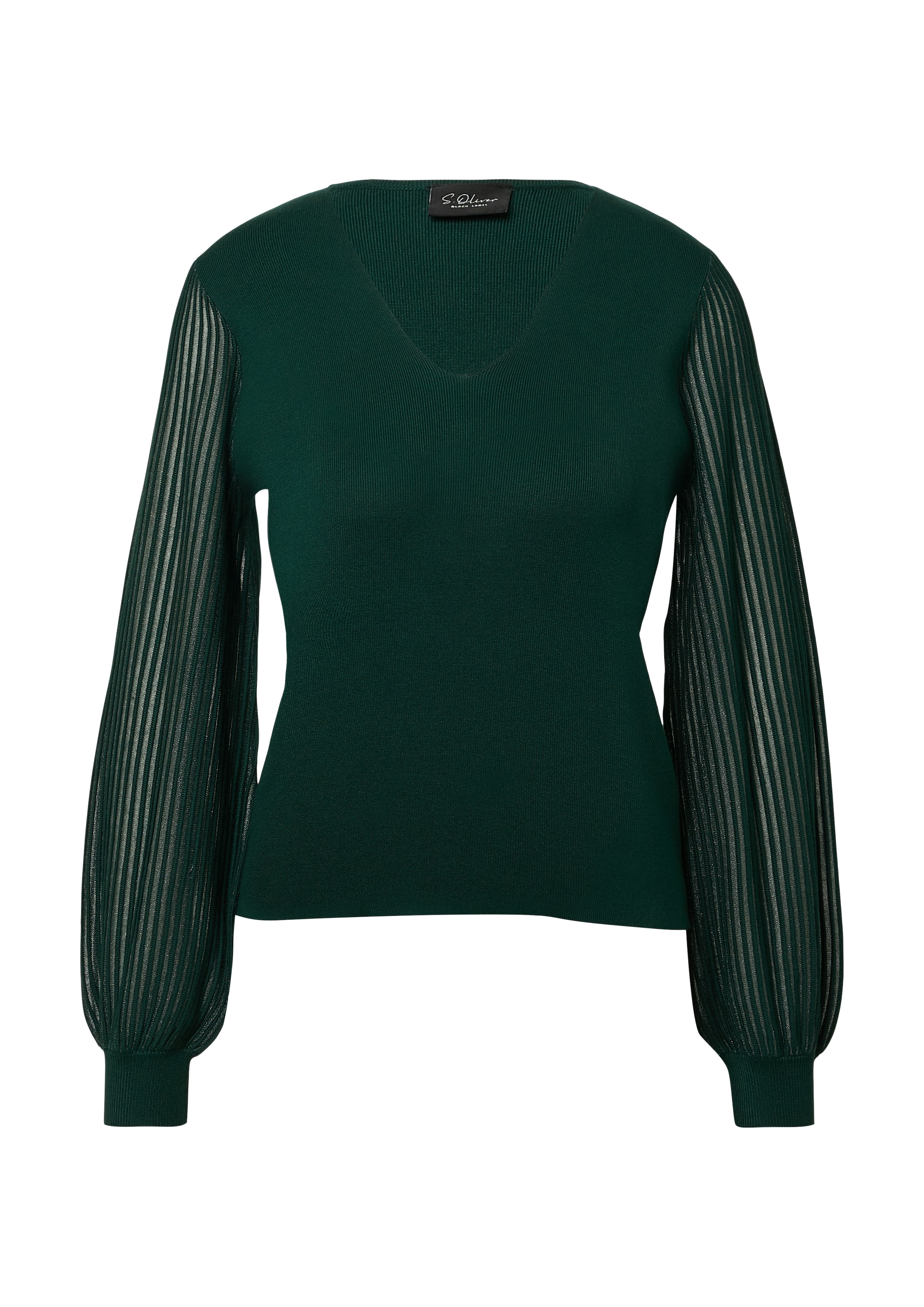 s.Oliver BLACK LABEL Strickpullover mit V-Ausschnitt