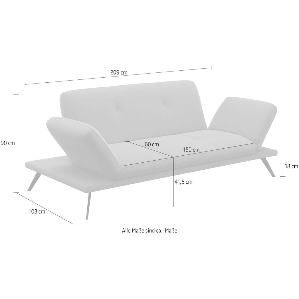 machalke® 3-Sitzer »wings«