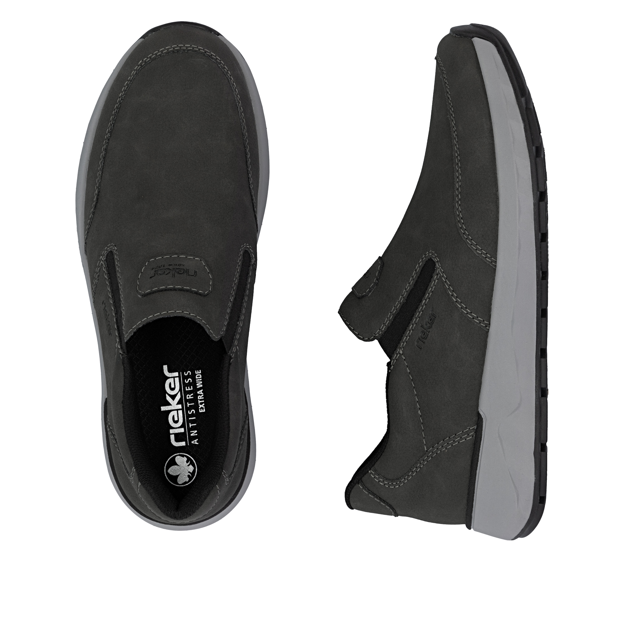 Rieker Slipper, Schlupfschuh, Halbschuh, Slip-on Sneaker in bequemer Form