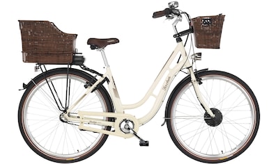 E-Bike »CITA ER 1804 418 48«, 3 Gang, Shimano, Nexus, Frontmotor 250 W, (Schloss)