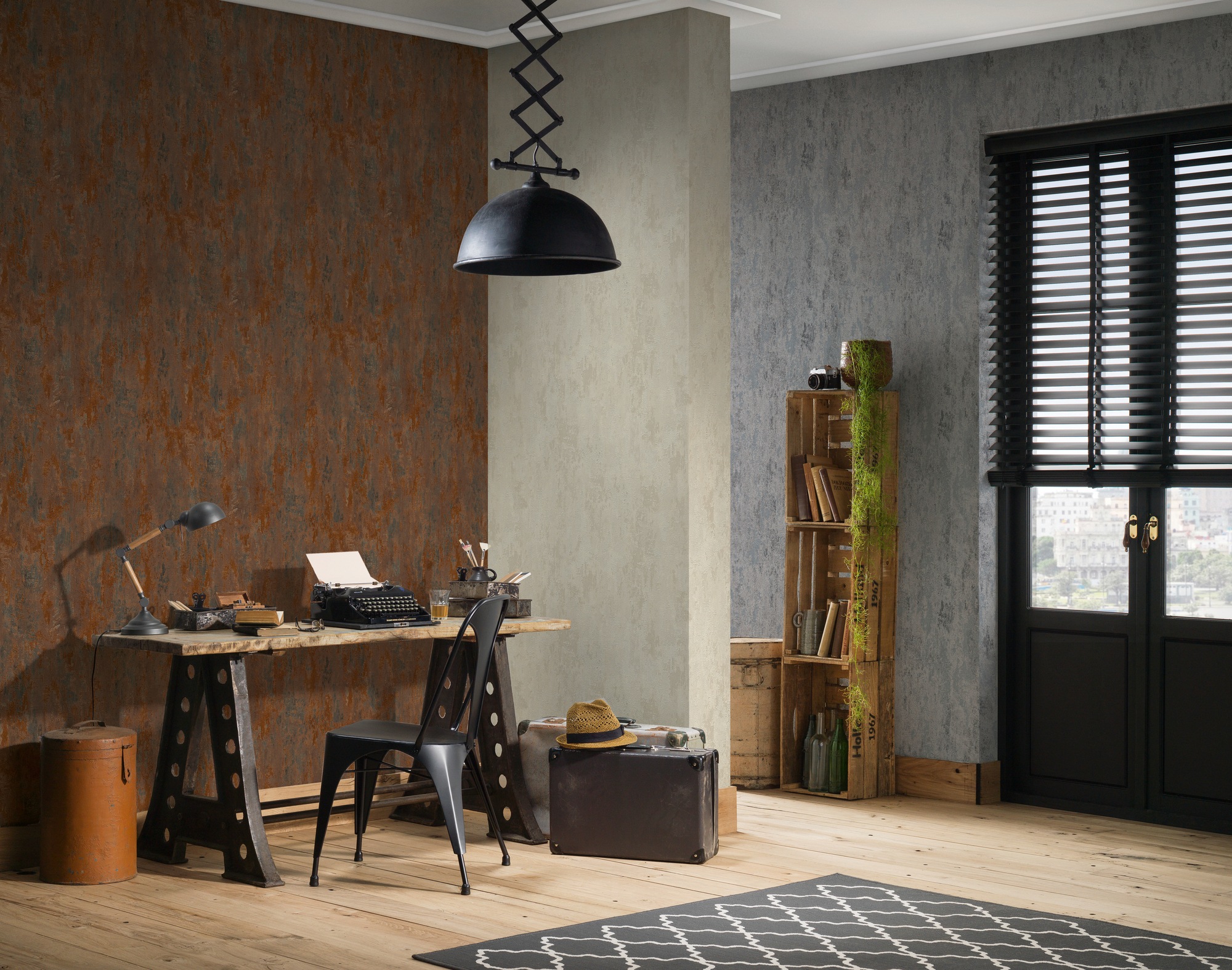 A.S. Création Vliestapete »Il Decoro in Vintage Rost Optik«, Rost-Optik, Tapete Betonoptik