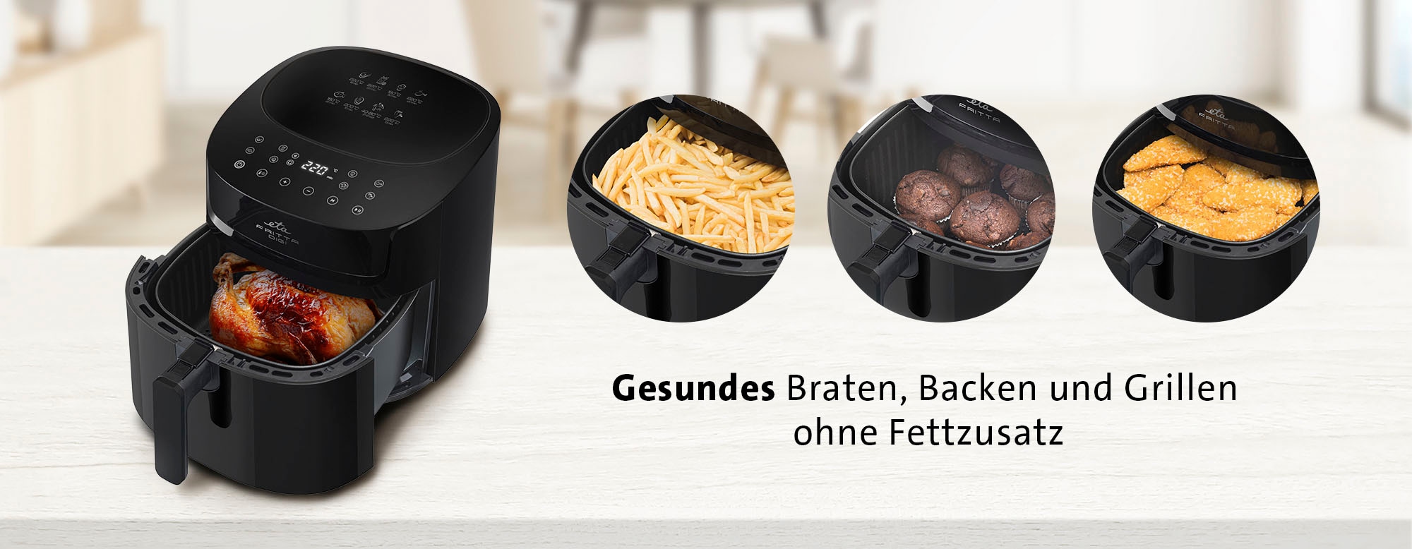 eta Heißluftfritteuse »Fritta Digi ETA316890000«, 1800 W