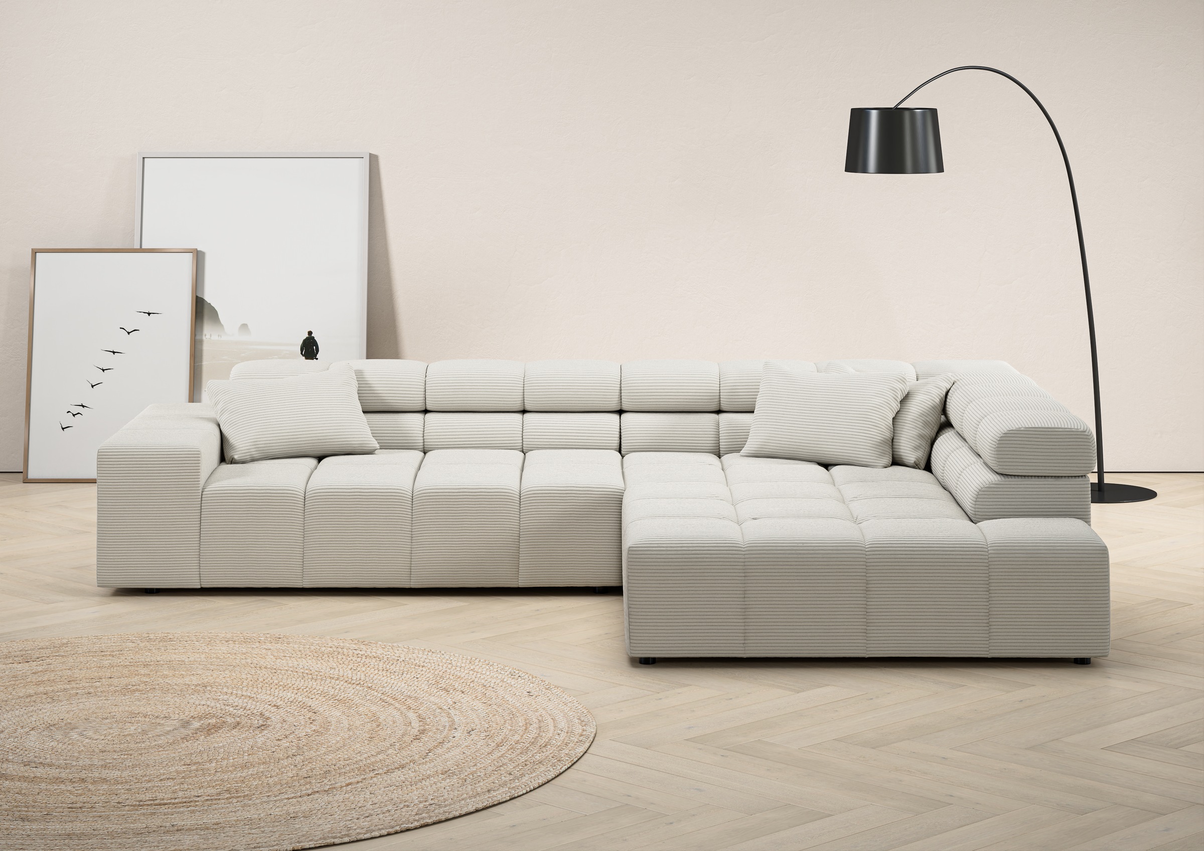 INOSIGN Ecksofa »Ancona incl. Kopfteilverstellung, OTTOs Choice, Breite 319 günstig online kaufen