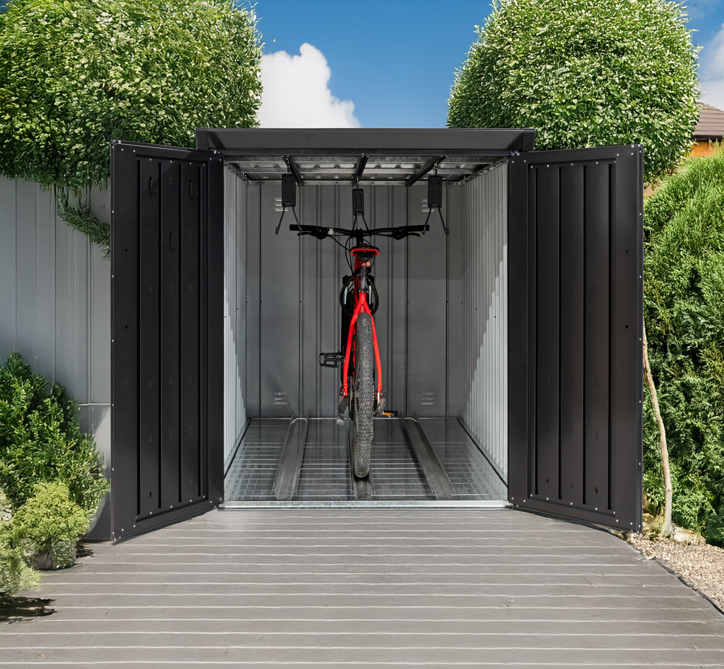 WESTMANN Fahrradbox »Velos 1« BxTxH: 133x222x151 cm