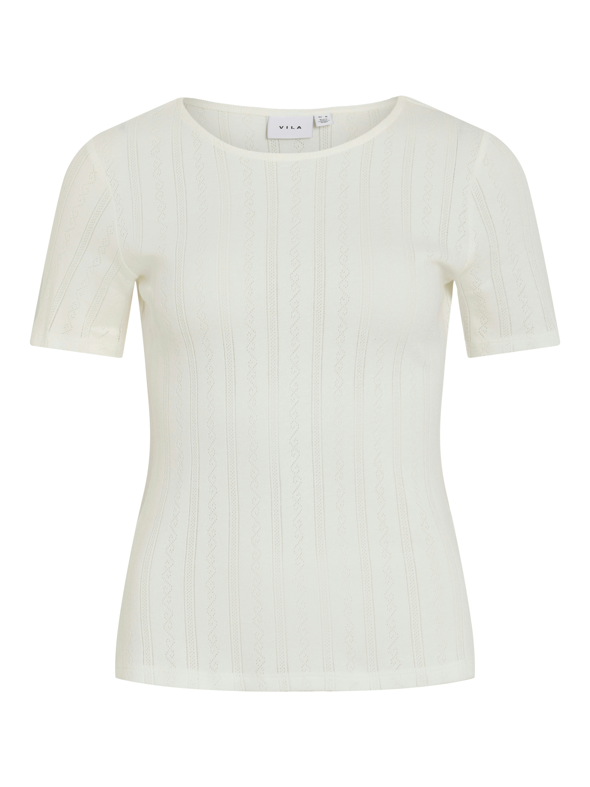 Vila Kurzarmshirt »VIKASSIE S/S POINTELLE TOP - NOOS«