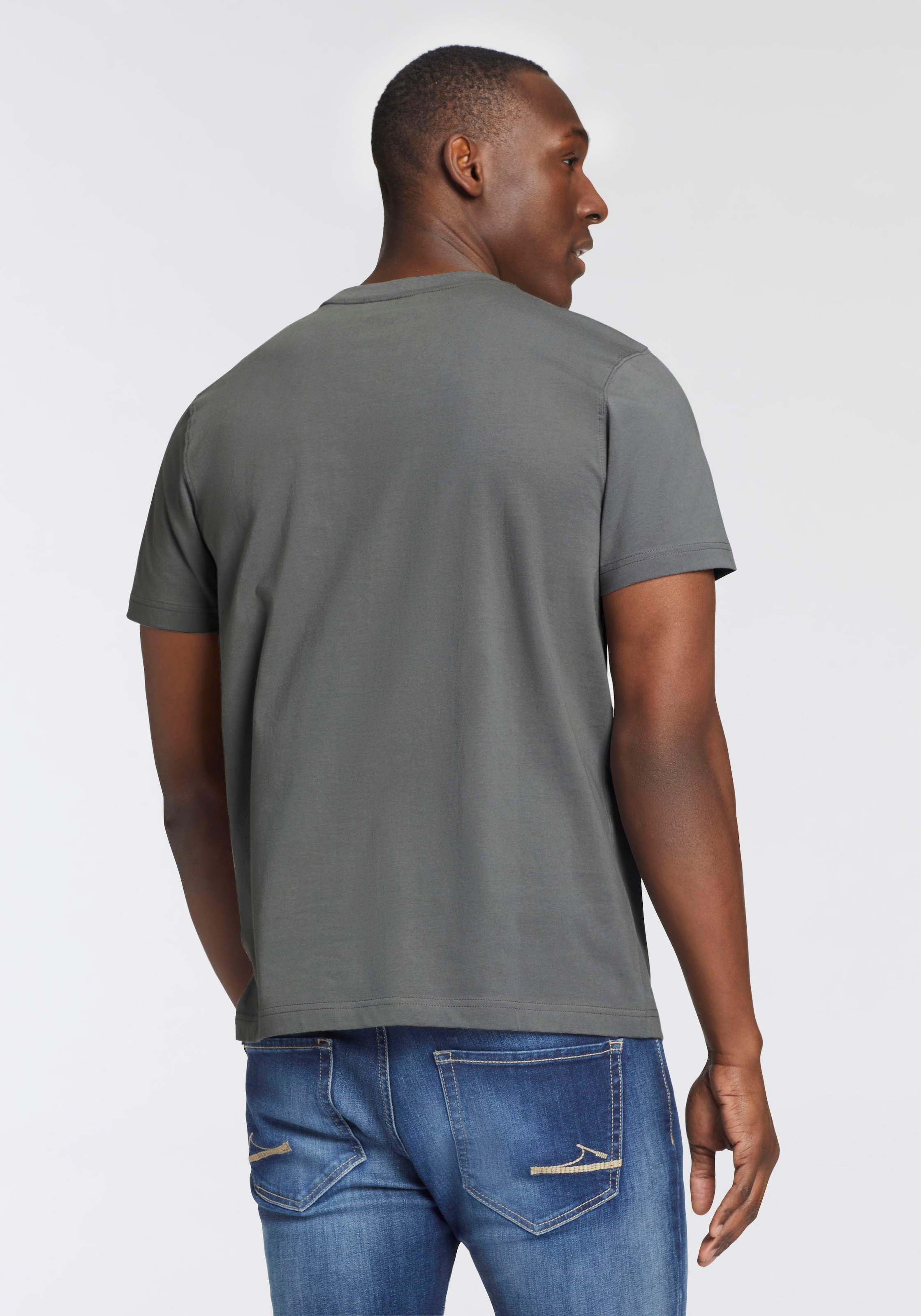 DELMAO T-Shirt, Kurzarm, bedruckt, Rundhals, aus 100% Baumwolle