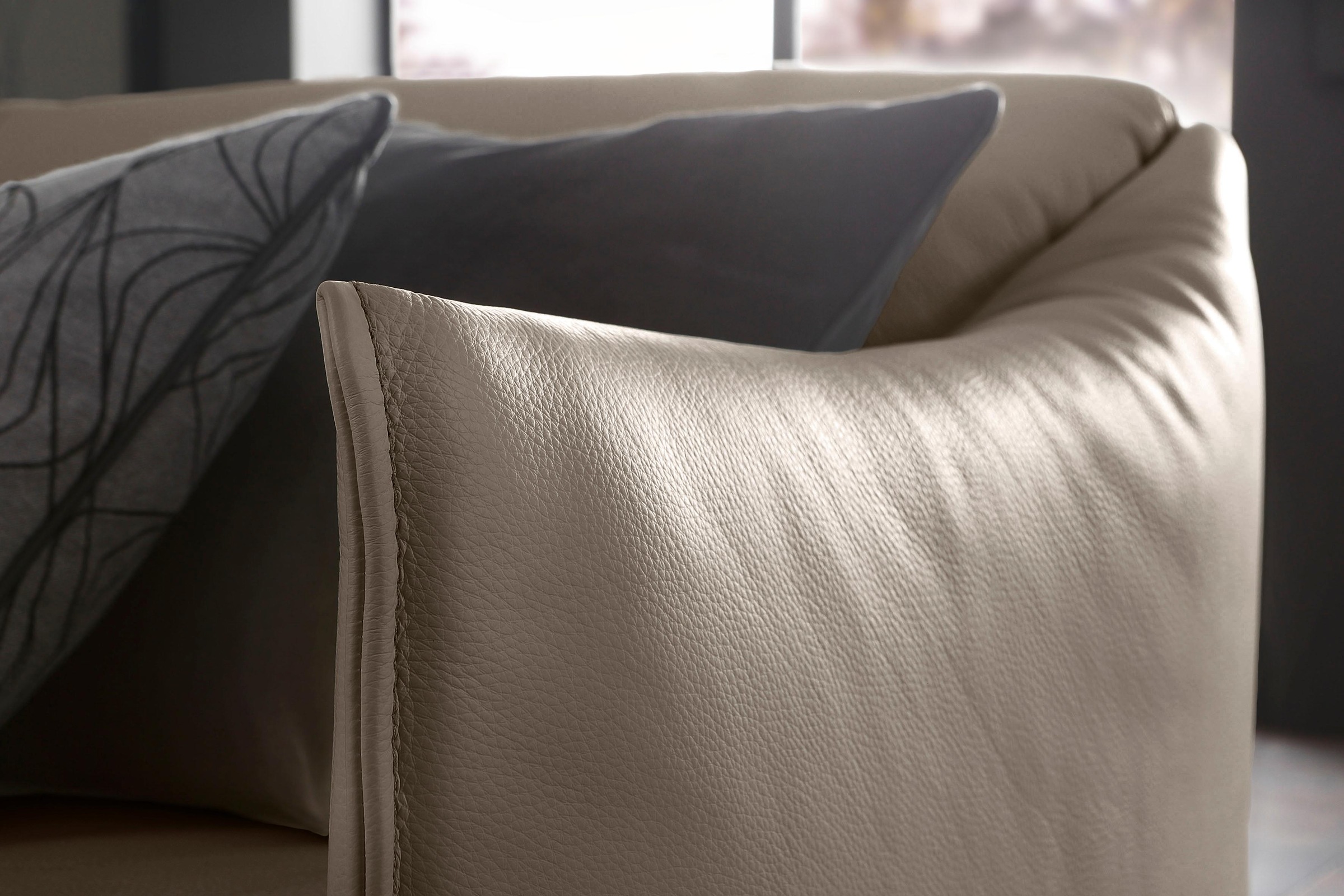 W.SCHILLIG 2-Sitzer »sally« mit Metallfüßen in Schwarz pulverbeschichtet, Breite 154 cm