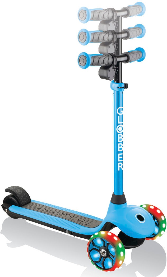 3. Bild von Globber E-Scooter »ONE K E-MOTION 4 PLUS, mit Leuchtrollen«