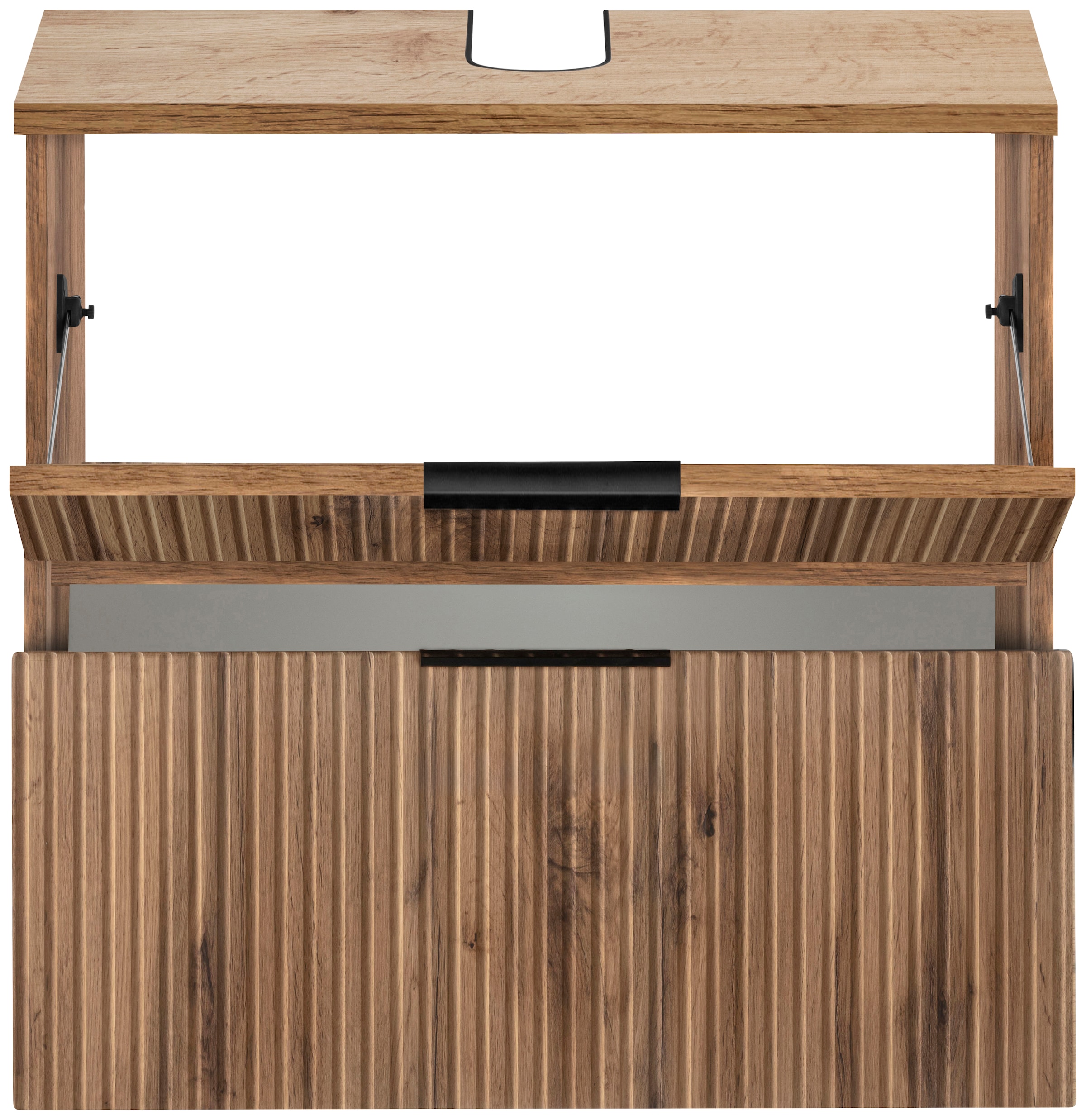 welltime Waschbeckenunterschrank »Trento, verschiedene Ausführungen und Farben«, Badmöbel, Breite 60 cm, Beckenunterschrank auf Füßen, Made in Germany