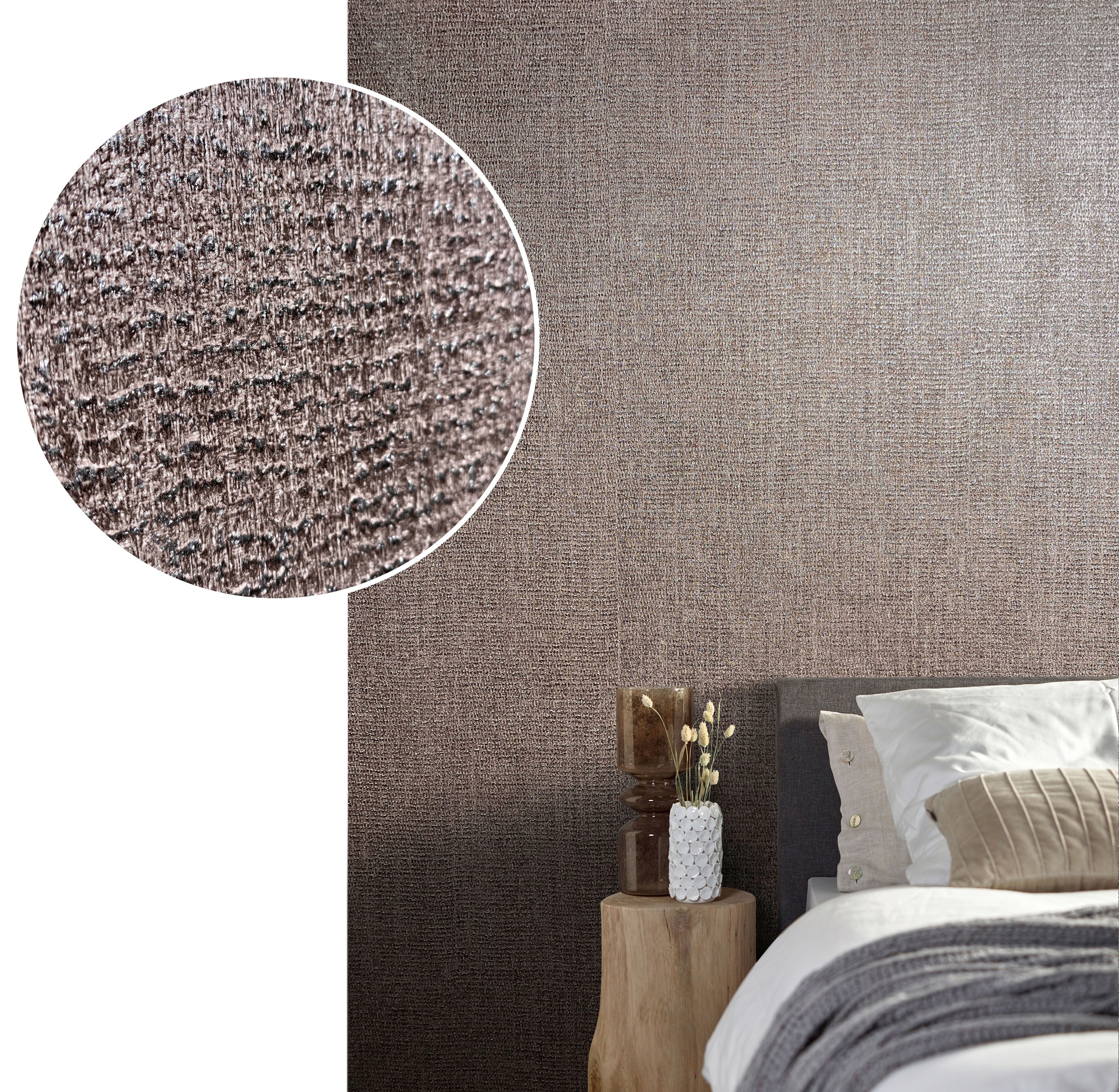 Marburg Vliestapete, Mesh-uni, moderne Tapete für Wohnzimmer Schlafzimmer Küche