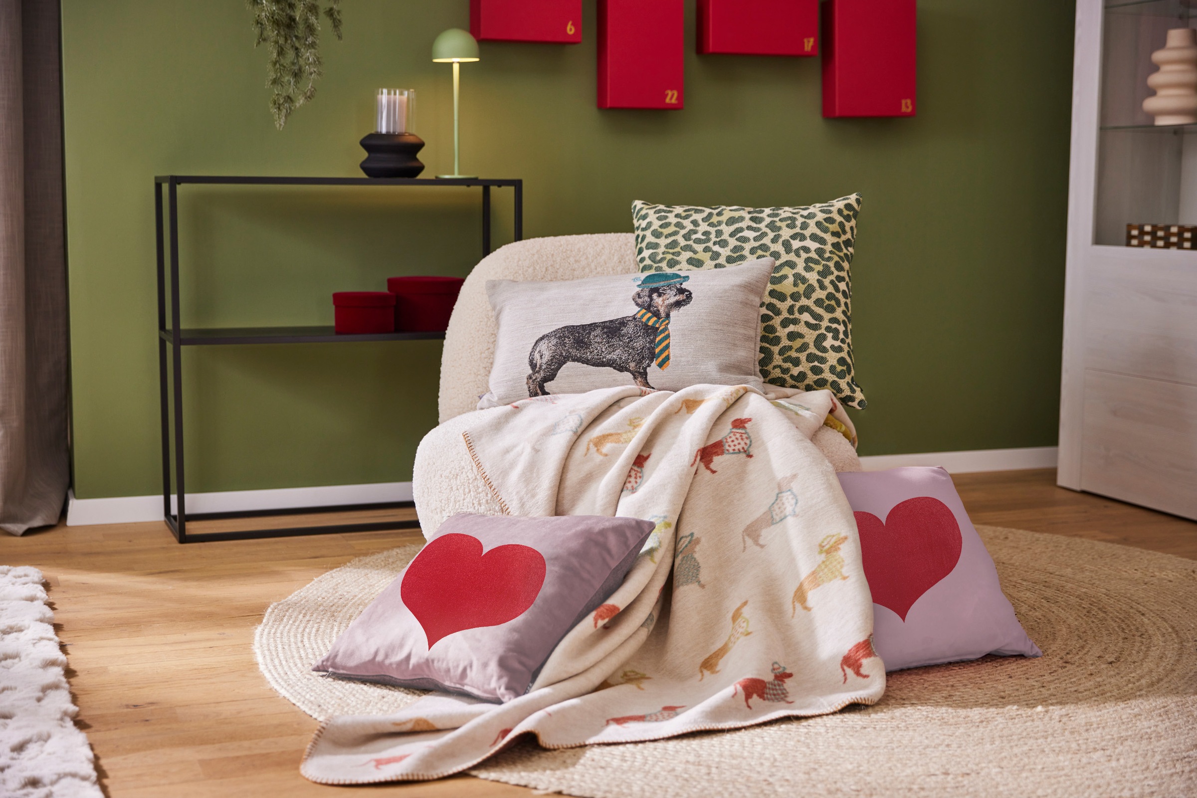 H.O.C.K. Dekokissen »Sweet-Heart«