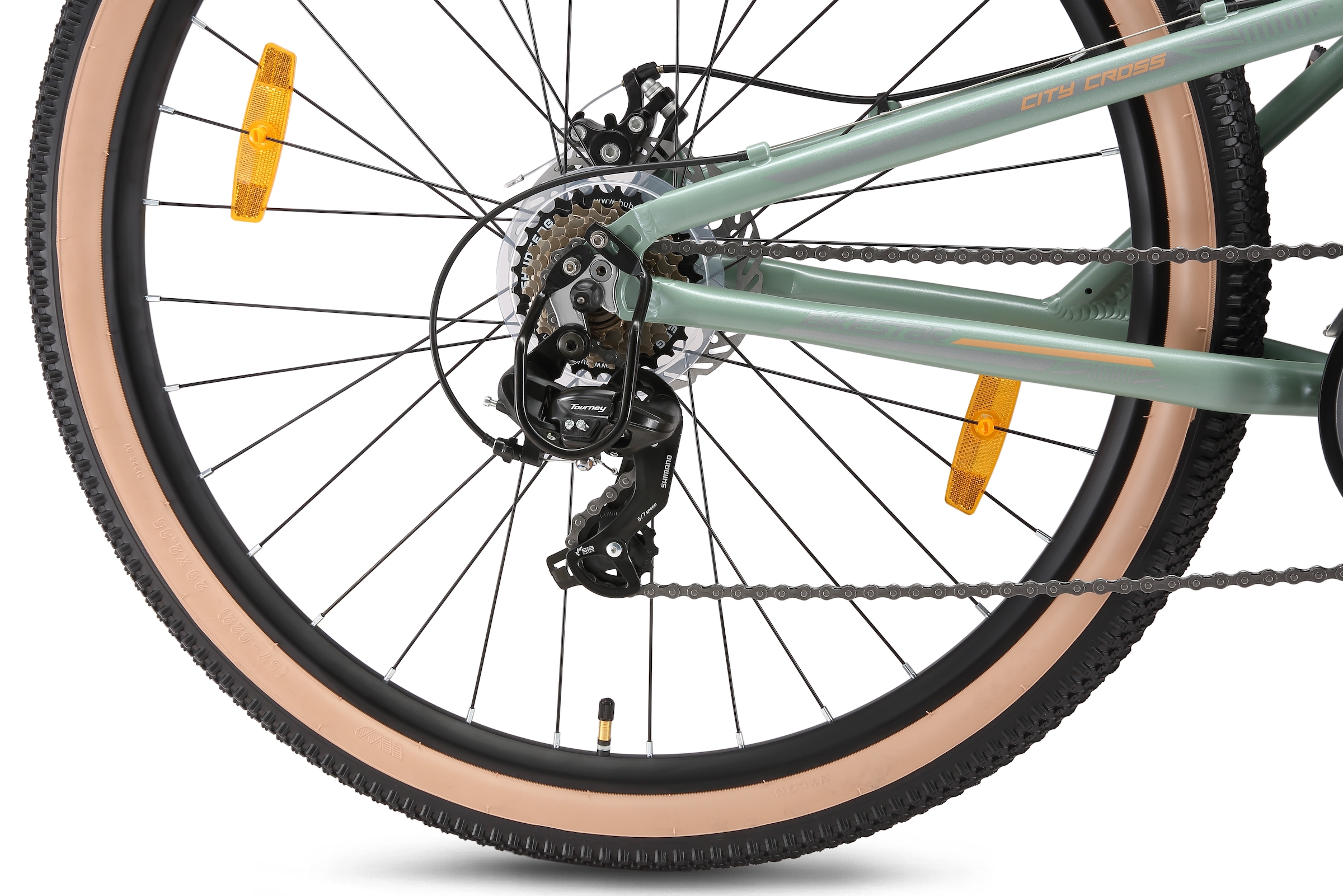 Bikestar Mountainbike 21 Gang Shimano RD-TY300 Schaltwerk Kettenschaltung für Damen und Herren, Kettenschaltung