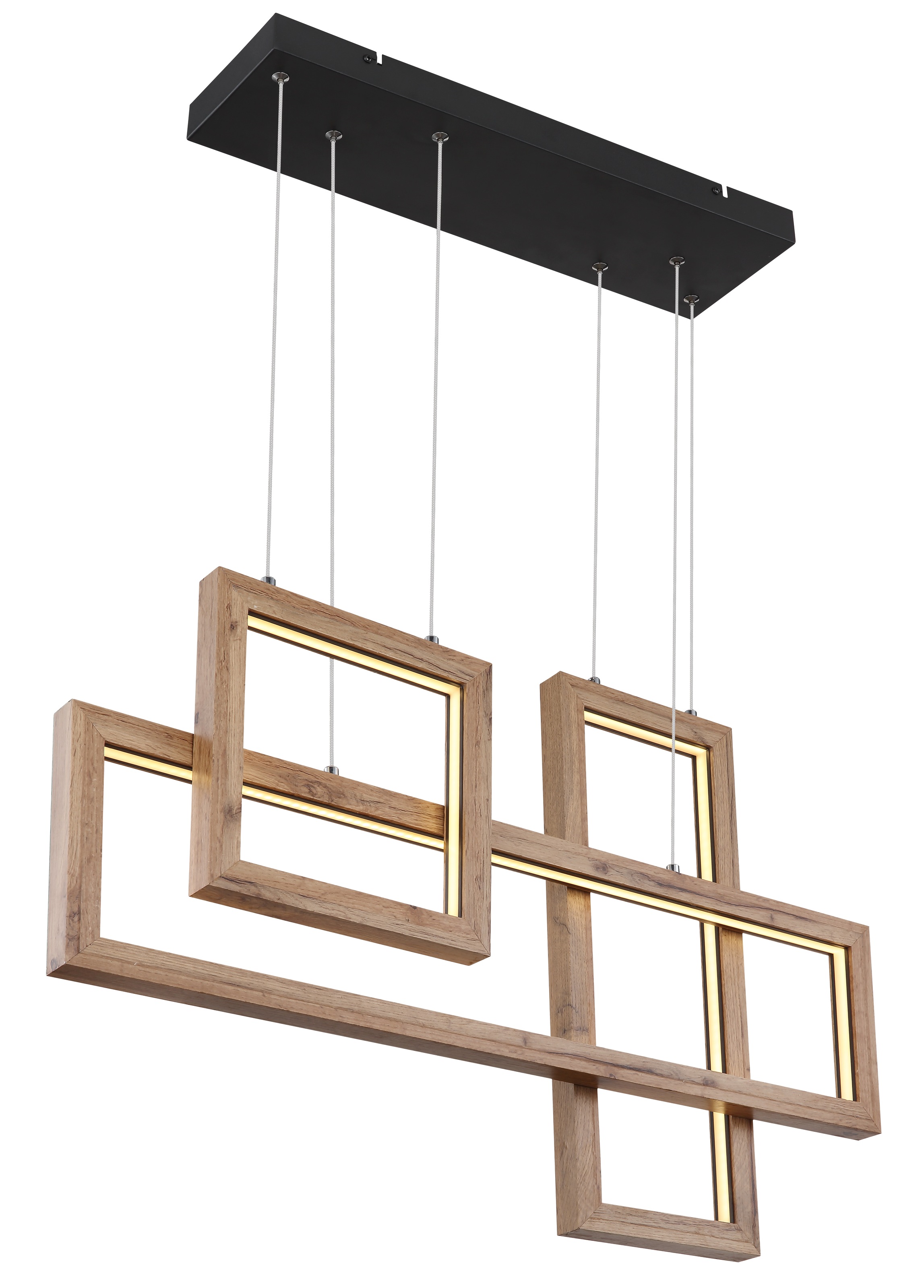 GLOBO LIGHTING Hängeleuchte »MANDERA« LED-Modul 1 Stk. Warmweiß Hängelampe Esszimmer-Leuchte Esstischleuchte Wohnzimmer