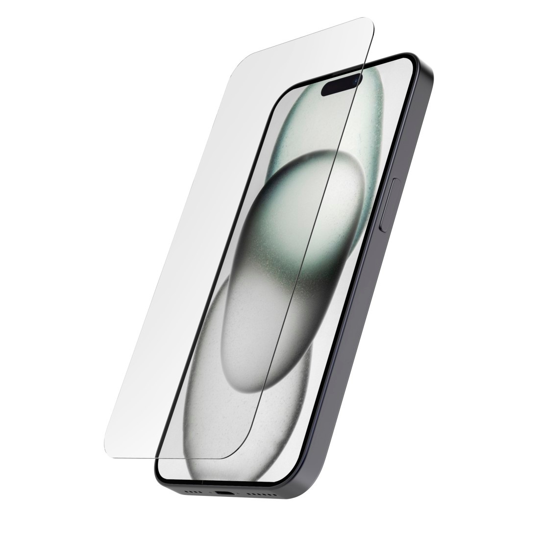 Hama Displayschutzglas »Displayschutz für iPhone 15 Plus (Panzerglas, ultraklar, Montagehilfe)«, für iPhone 15 Plus