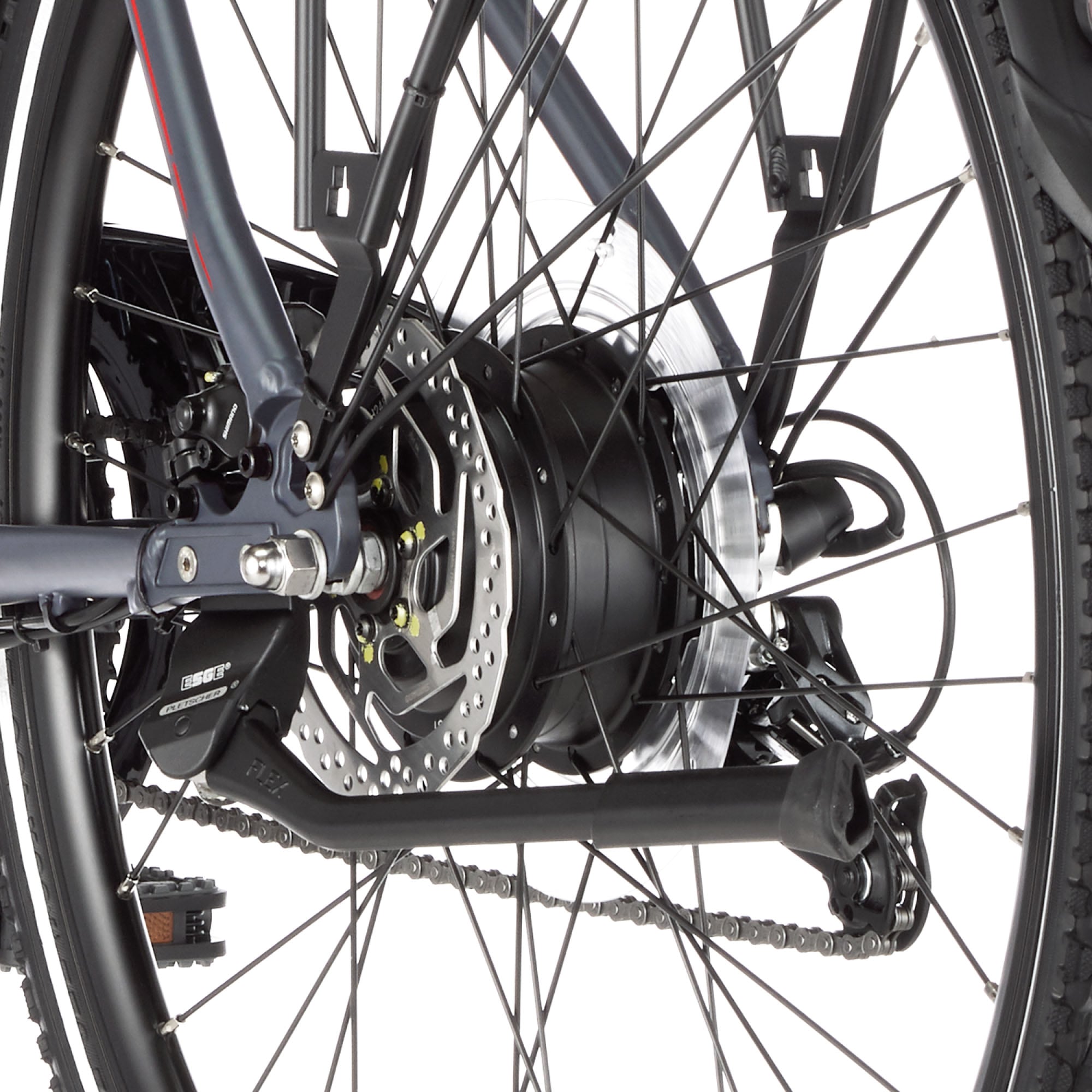 FISCHER Fahrrad E-Bike »VIATOR ETH 2222 422«, 24 Gang, Shimano, Altus, Heckmotor 250 W, (mit Akku-Ladegerät-mit Werkzeug)