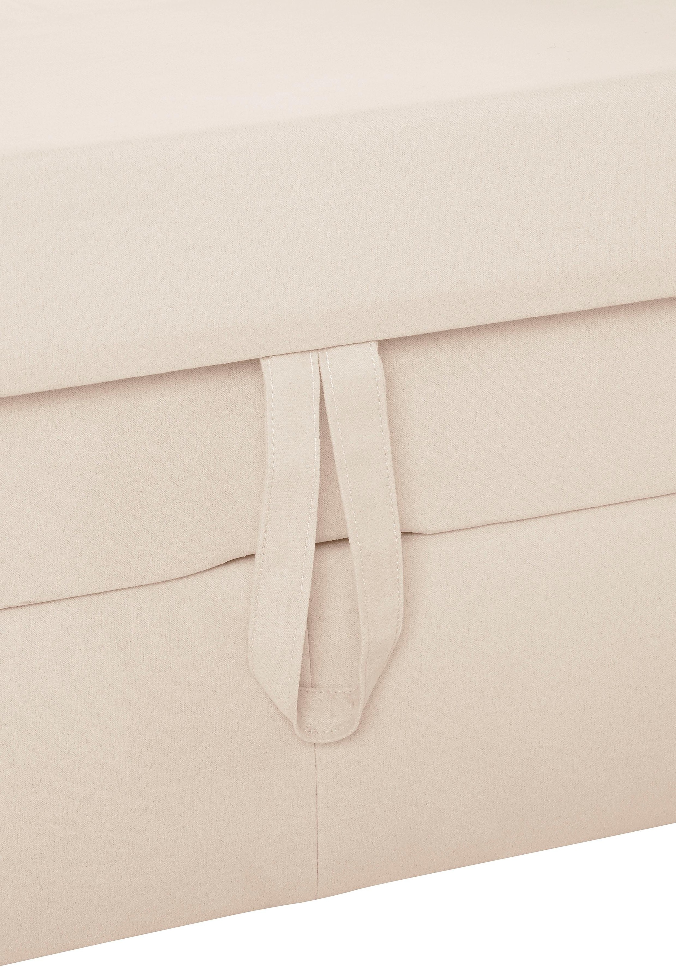 Places of Style Ecksofa »Cardoso L-Form«, Federkern, wahlweise mit Bett, Schubkasten, teilweise Relaxfunktion
