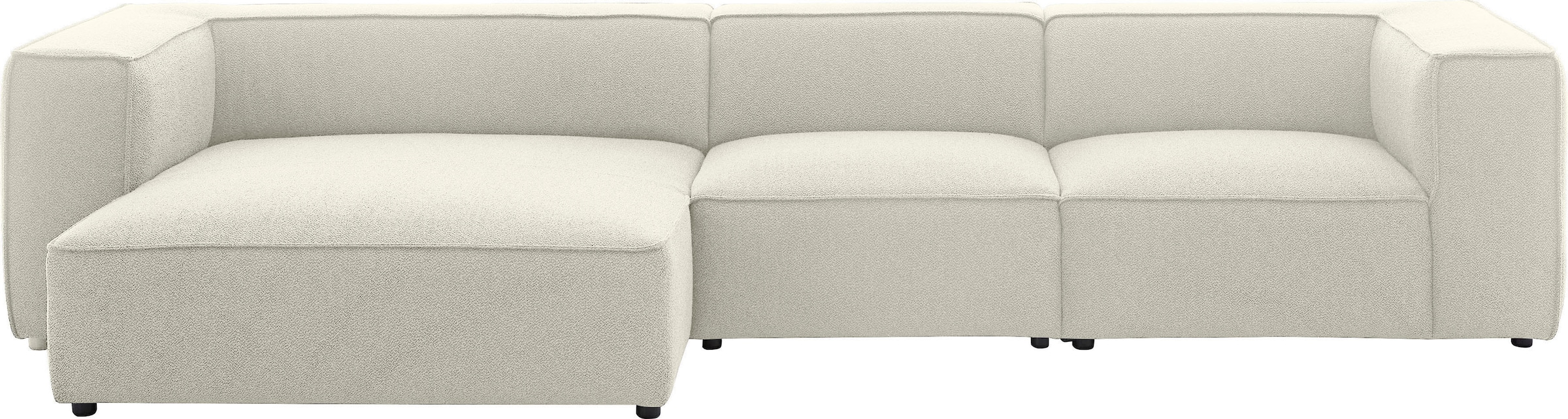 W.SCHILLIG Ecksofa »around-the-block«, mit eleganter Biese, mit Federkern, Breite 341 cm