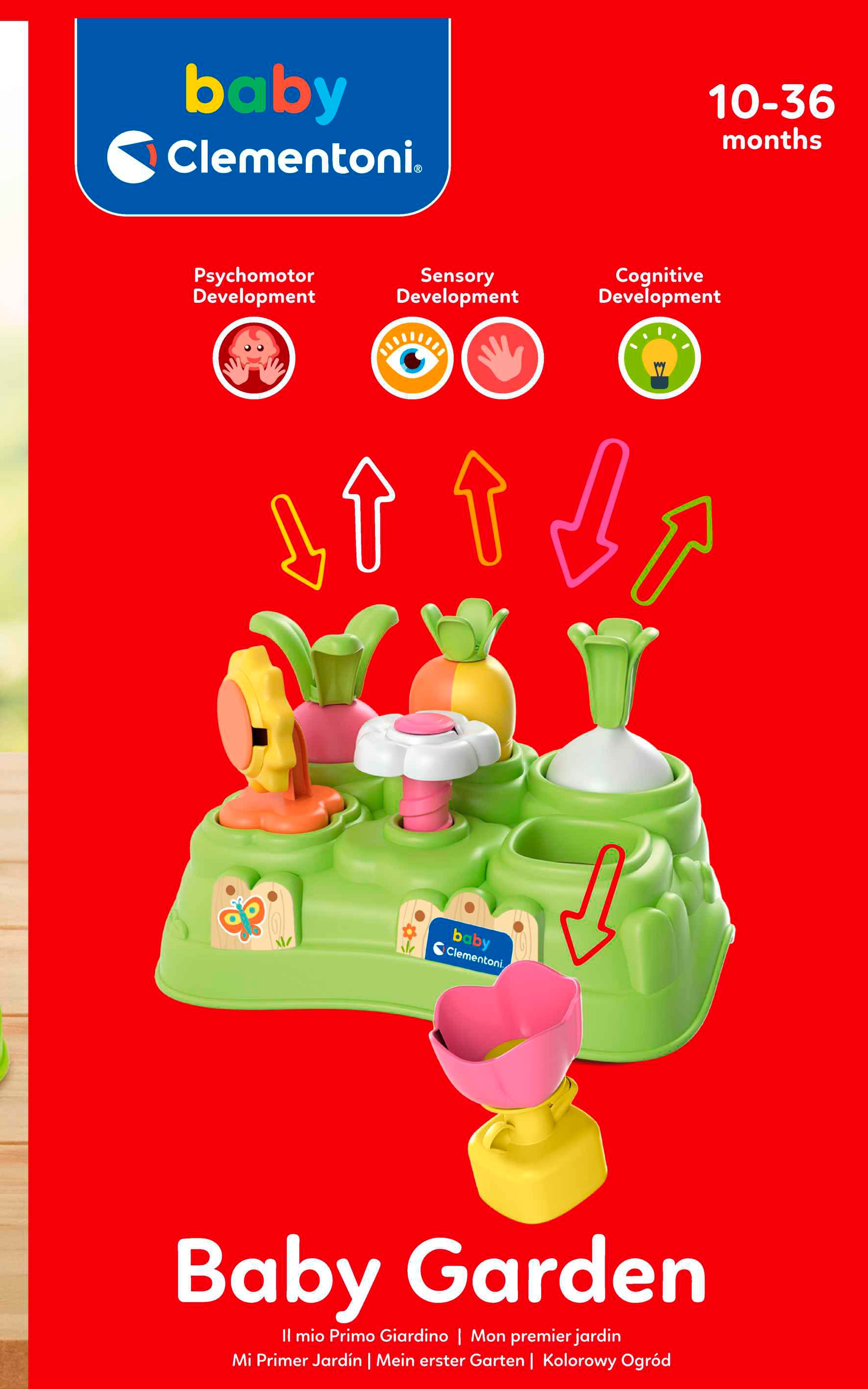 Clementoni® Steckspielzeug »Baby Clementoni, Mein erster Garten« Made in Eu günstig online kaufen