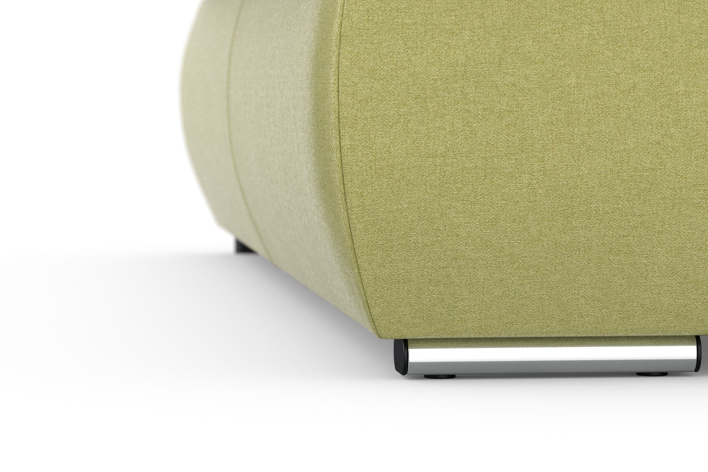 DOMO collection Ecksofa »Moric, L-Form, XXL-Sofa - Breite 300cm«, wahlweise mit Bettfunktion und Armteilverstellung, gelb-schlamm