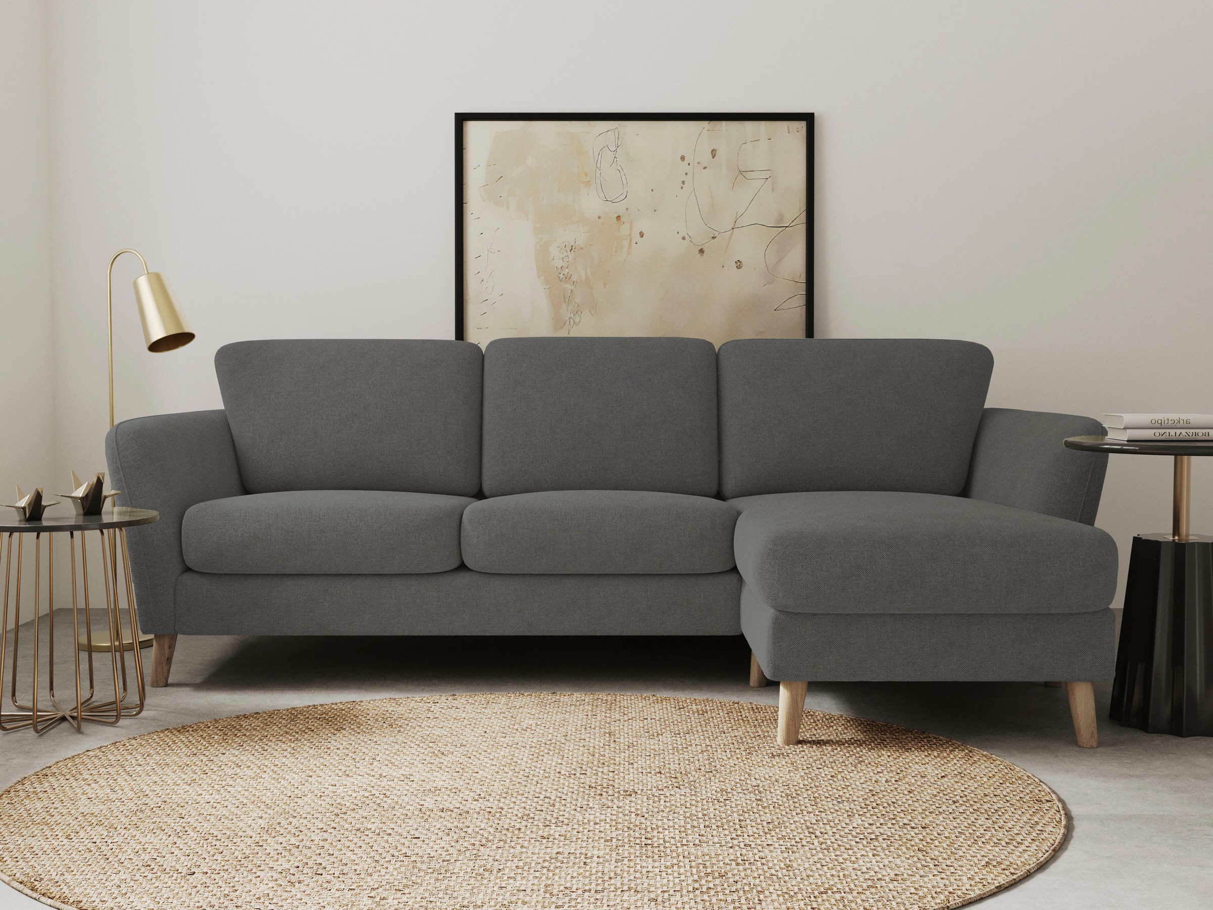 Home affaire Ecksofa »MARSEILLE (242/152cm),L-Form, Rec. rechts/links« Mass günstig online kaufen