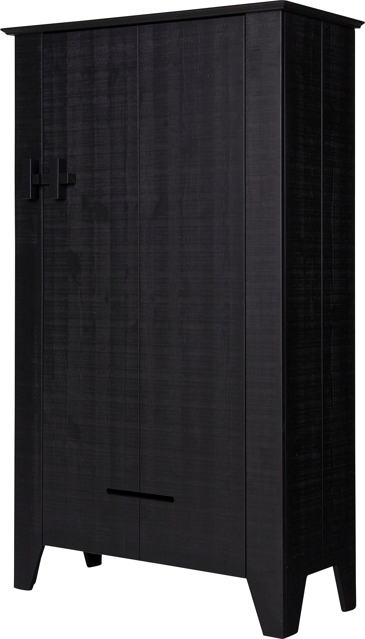 WOOOD Stauraumschrank »Gijs«, Bauernschrank mit Griff, H 142 cm x B 85 cm