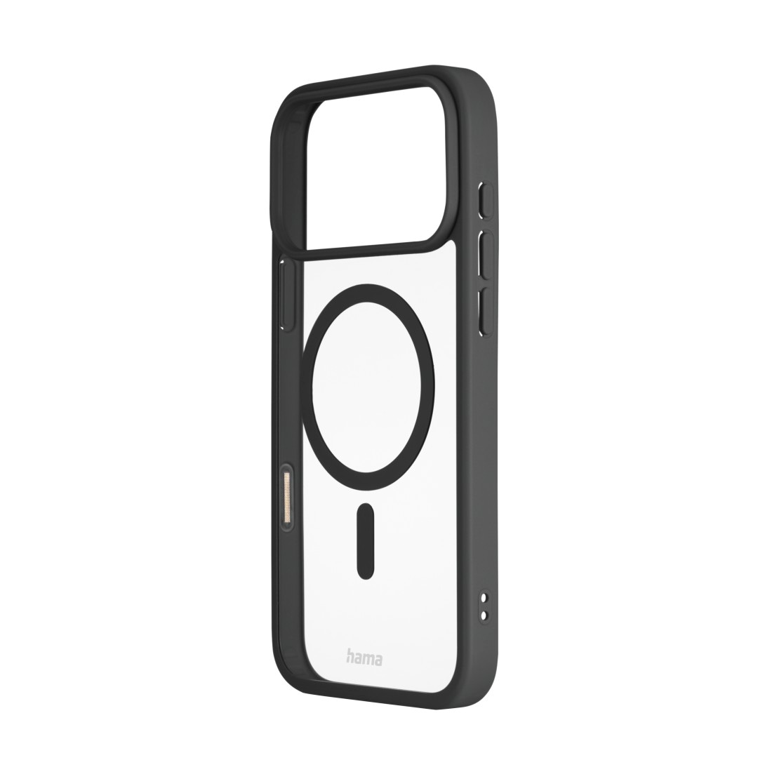 Hama Smartphone-Hülle »Handyhülle für Apple iPhone 17 Pro Max, magnetisch, Apple MagSafe, Qi2« Smartphones Wireless Charging, passgenaue Anti-Rutsch-Oberfläche, transparent