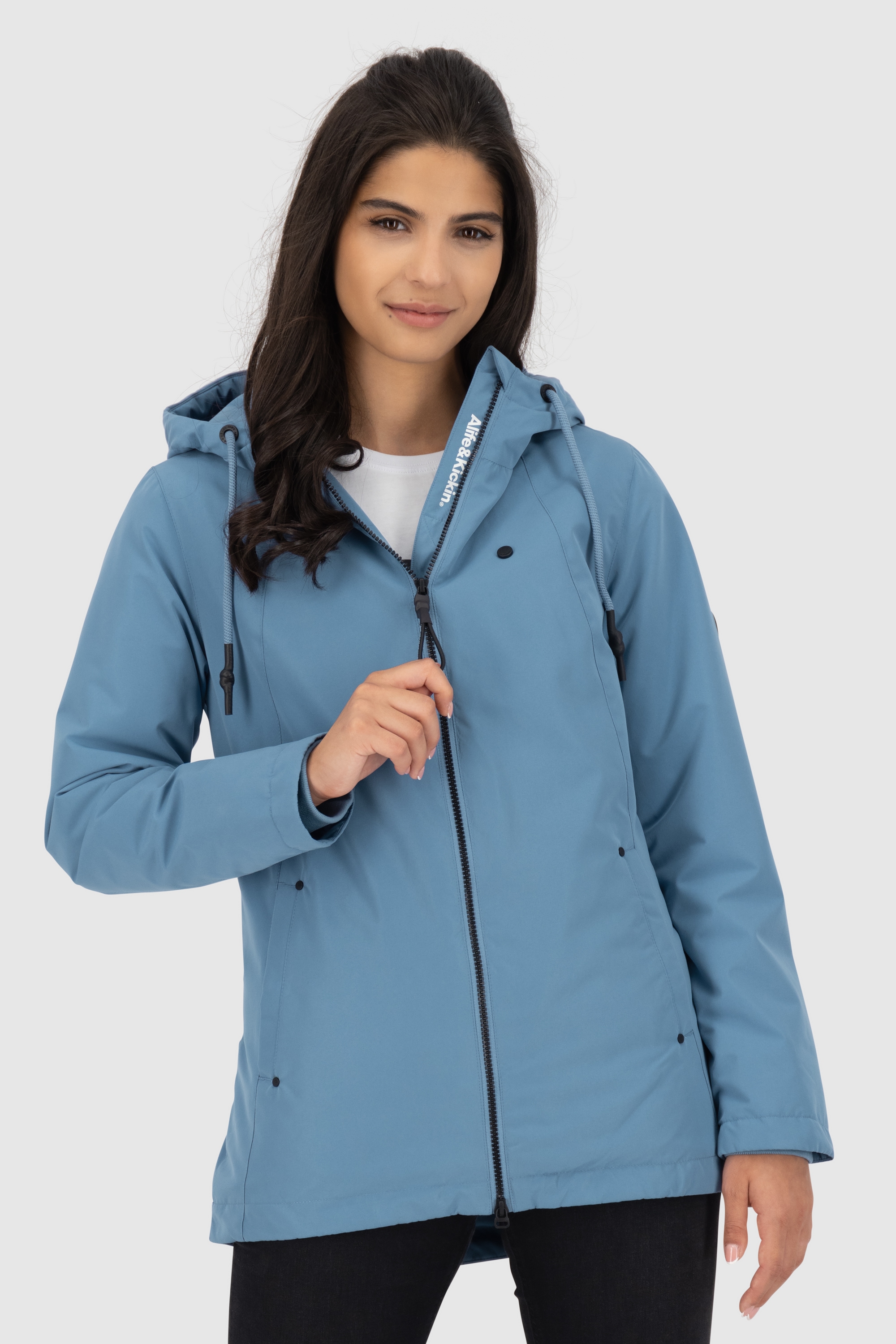 Alife & Kickin Winterjacke »Damen LilouAK A«, Warm gefütterte Jacke mit flauschigen Teddyfell Innenfutter