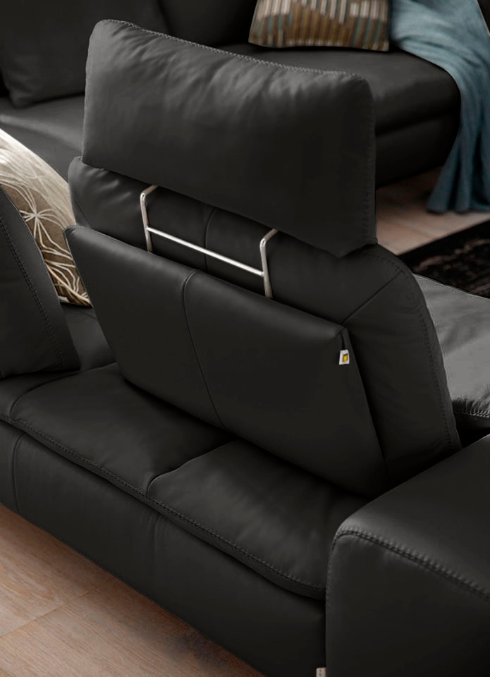 W.SCHILLIG Ecksofa »valentinoo, Designsofa, elegant und bequem, L-Form«, (Set), mit Sitztiefenverstellung, Breite 318 cm