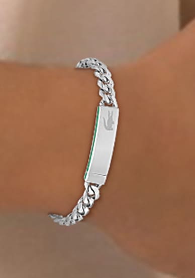 Lacoste Armband »Schmuck Edelstahl Armband Panzerkette BASELINE«