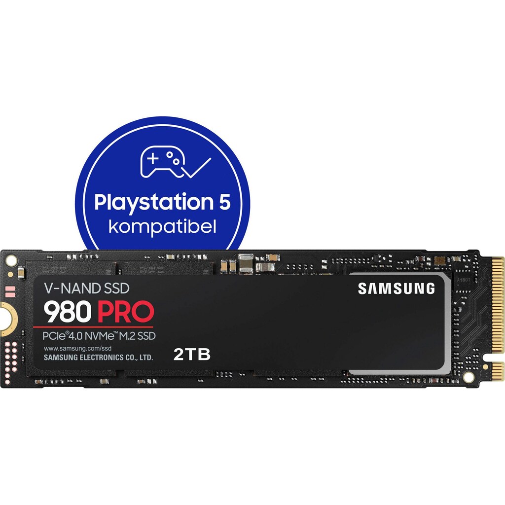Samsung interne SSD »980 PRO 2TB SSD + PULSE 3D™ Wireless Headset«, Anschluss M.2 PCIe 4.0