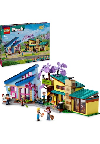Konstruktionsspielsteine »Ollys und Paisleys Familien Haus (42620), LEGO Friends«,...