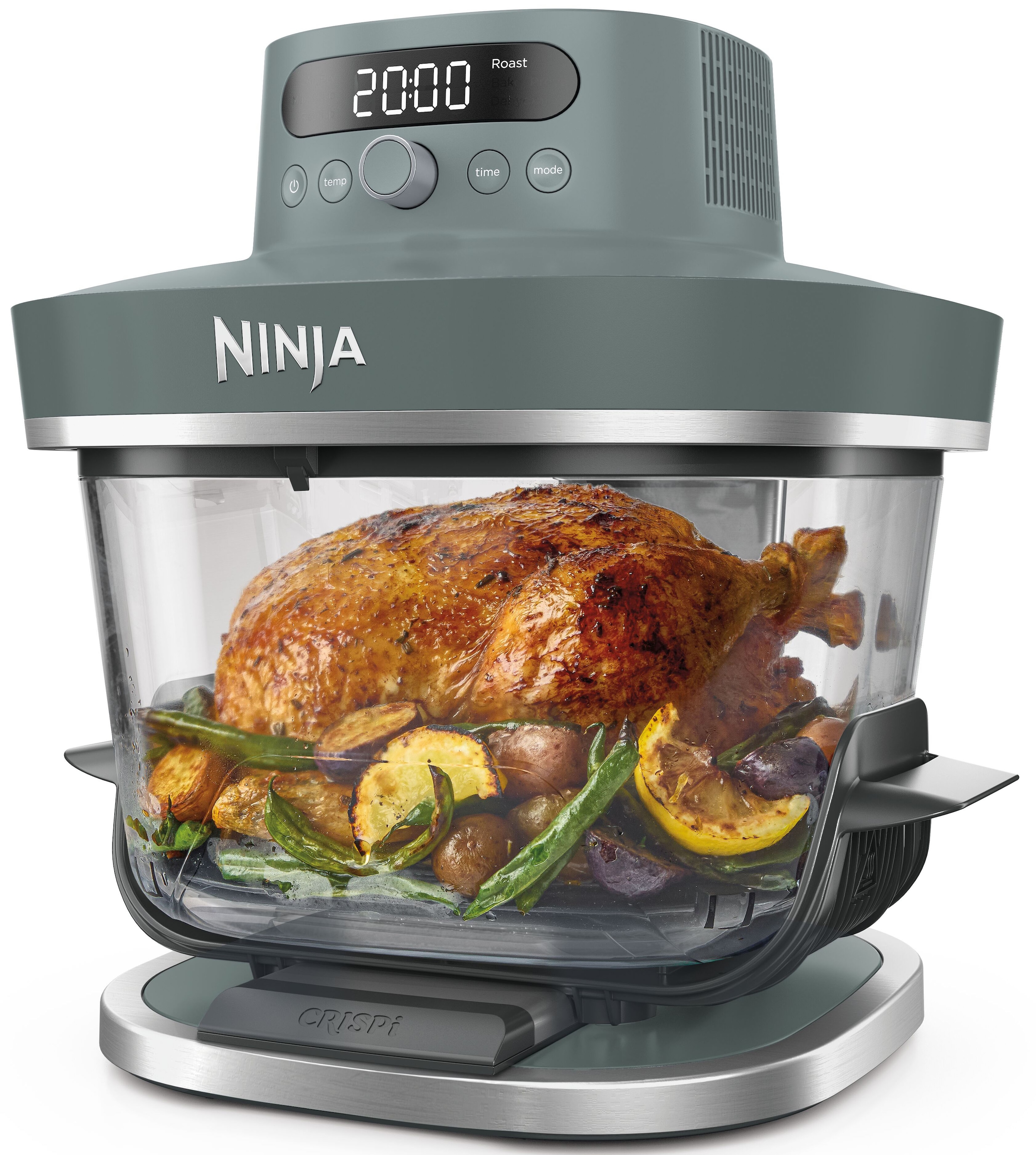 NINJA Heißluftfritteuse »CRISPi PRO 7-in-1 Glas-Air-Fryer - Beige AS101EULG« 2050 W 7 Kochfunktionen, Vorbereitung, Zubereitung + Aufbewahrung von Speisen