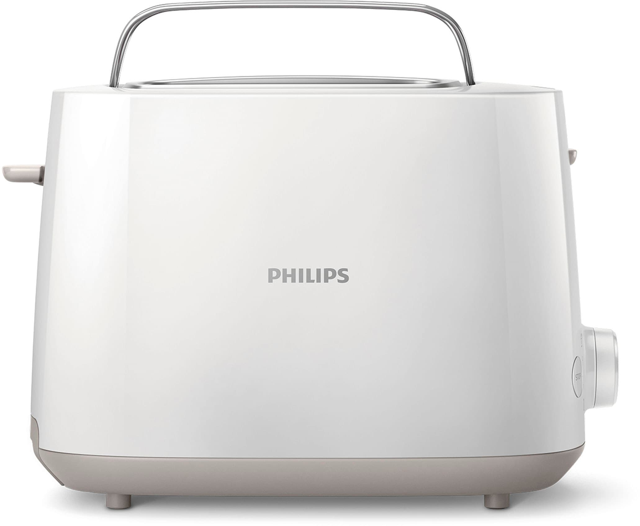 Philips Toaster »HD2581/00«, 2 kurze Schlitze, 830 W, integrierter  Brötchenaufsatz, weiss online kaufen | Langschlitztoaster