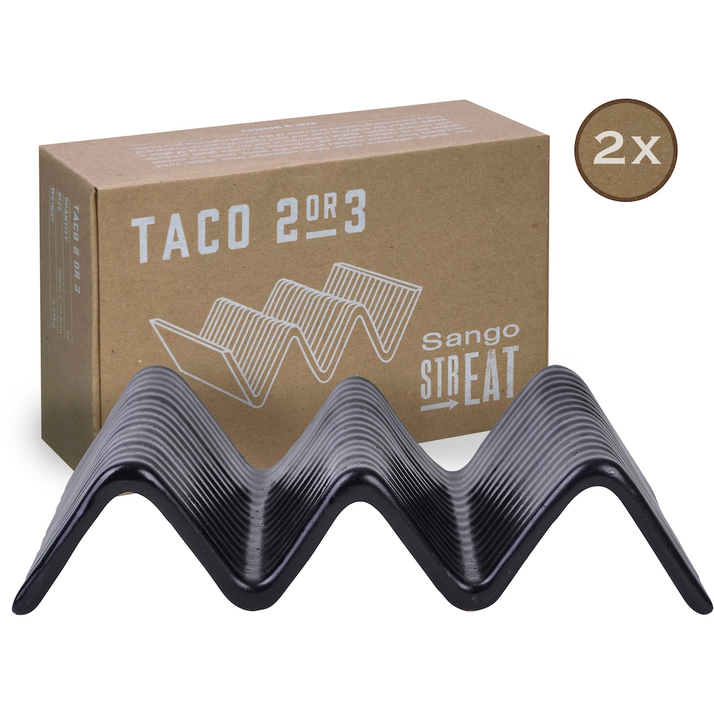 CreaTable Servierplatte »Taco Stand«, (Set, 2 tlg.)