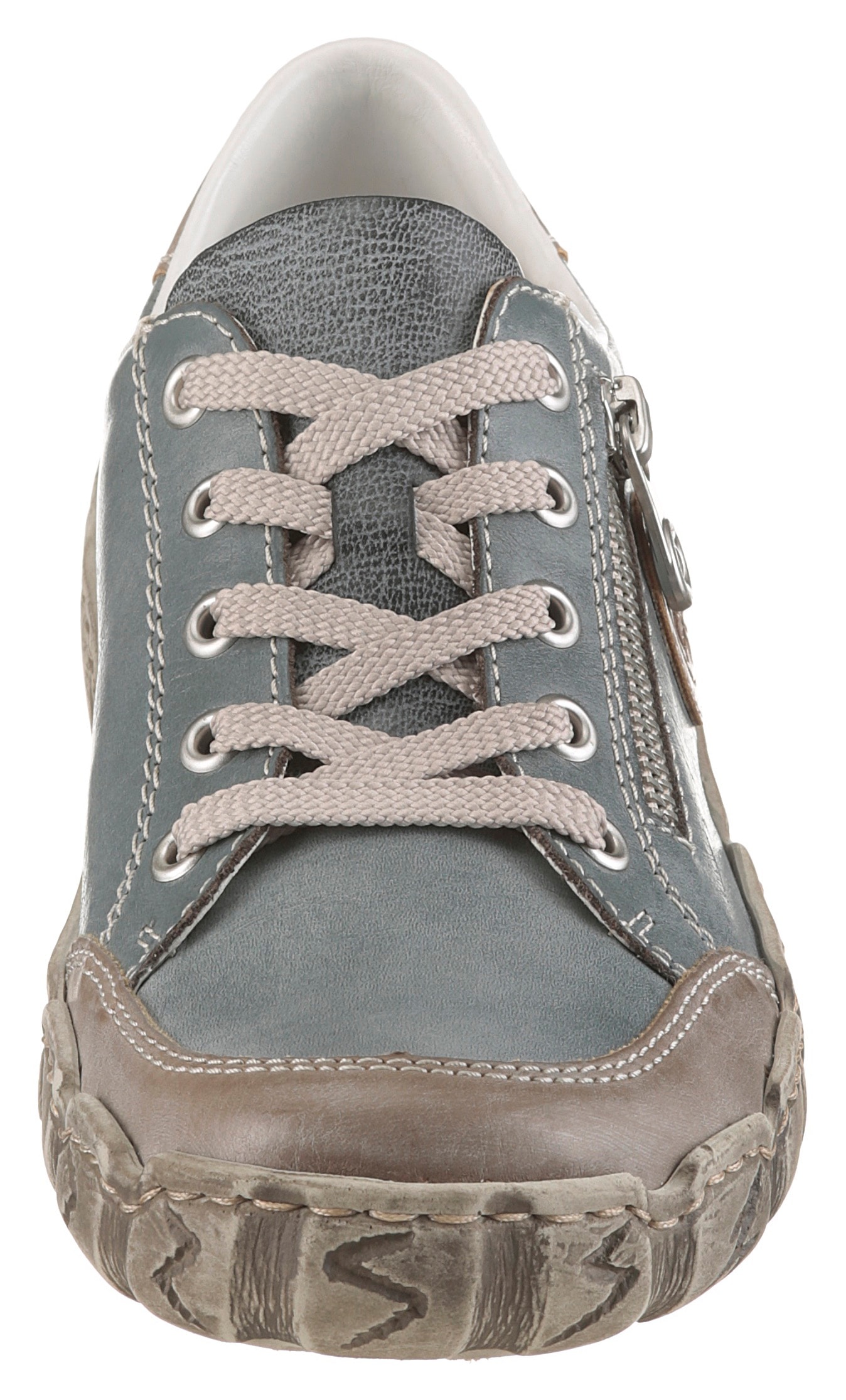 Rieker Sneaker  mit Zierreißverschluss, Freizeitschuh, Halbschuh, Schnürschuh